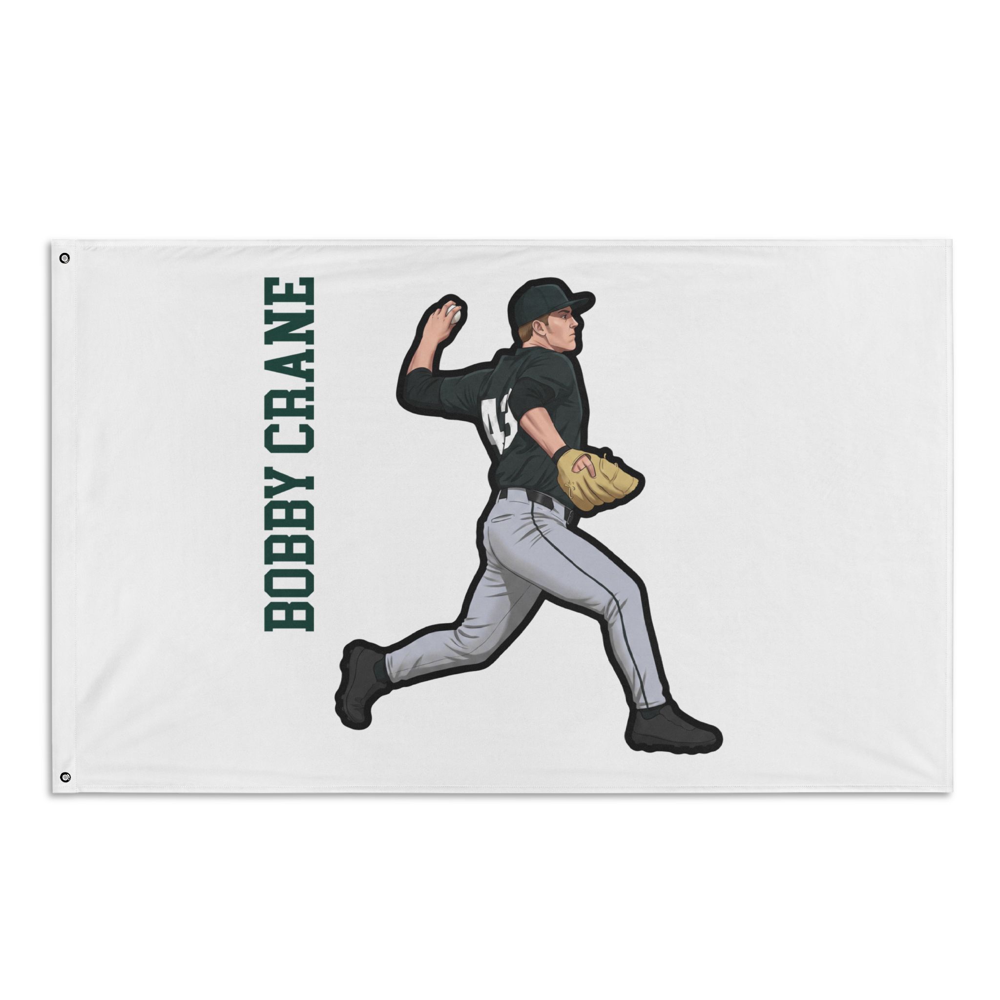 Flag (35 × 56 in) — character_name_vertical in Classic