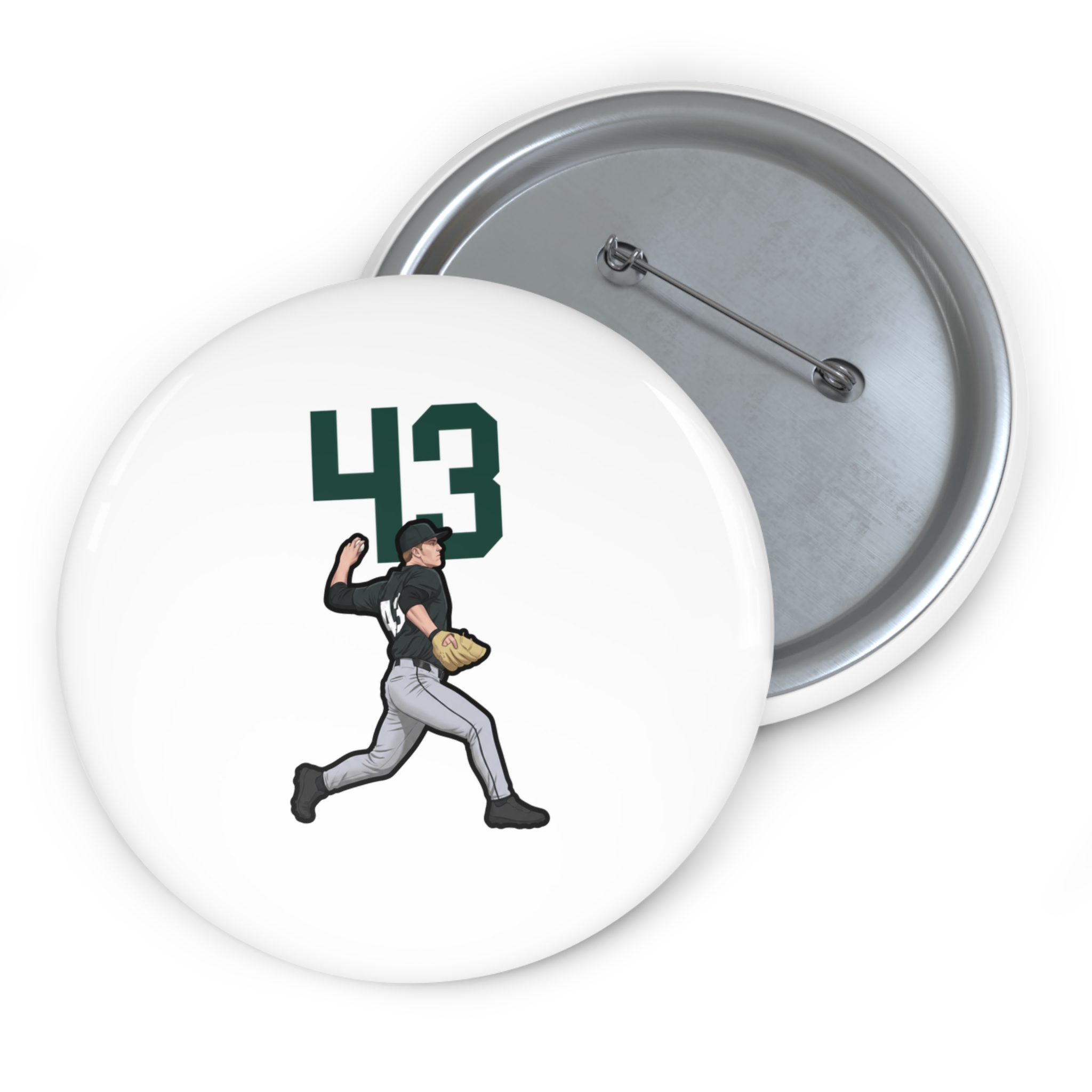 Game Day Pin — character_number_top in Classic