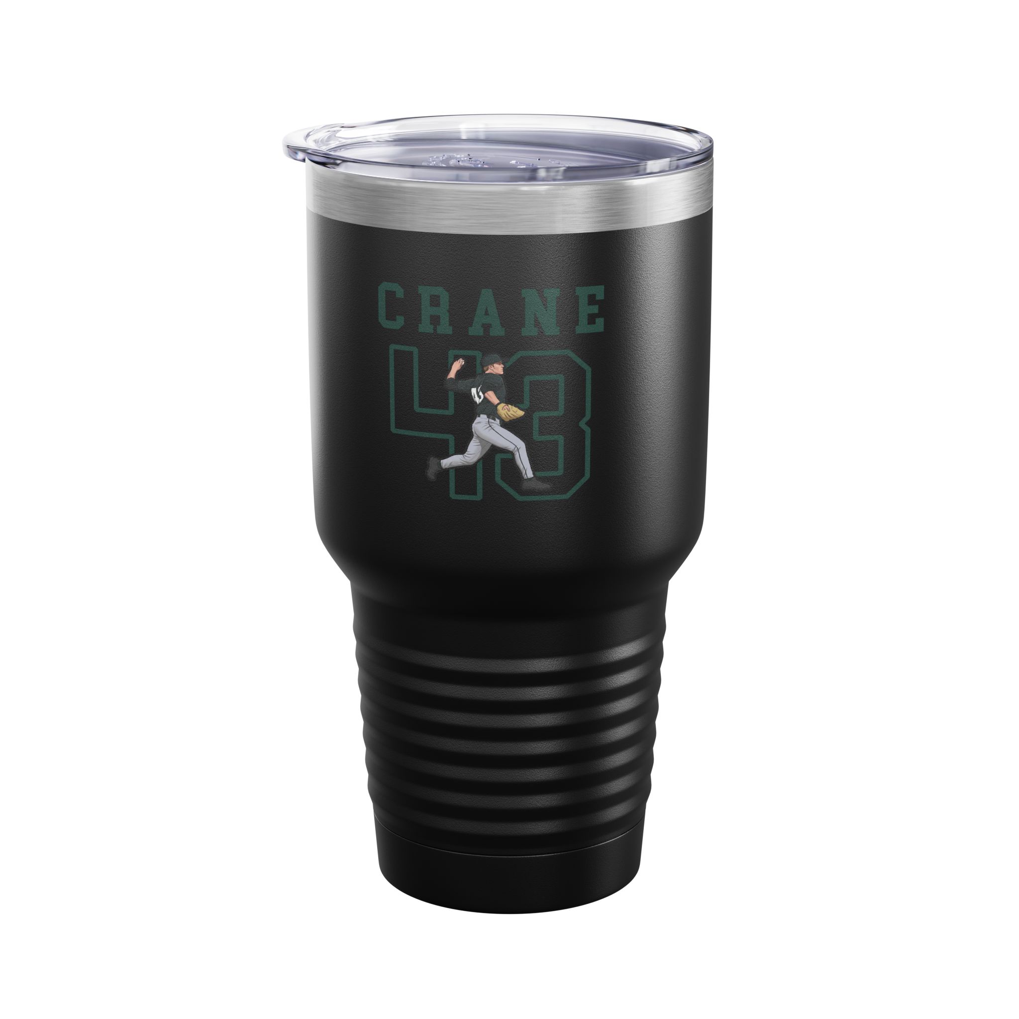 30oz Tumbler — character_shirsey in Black