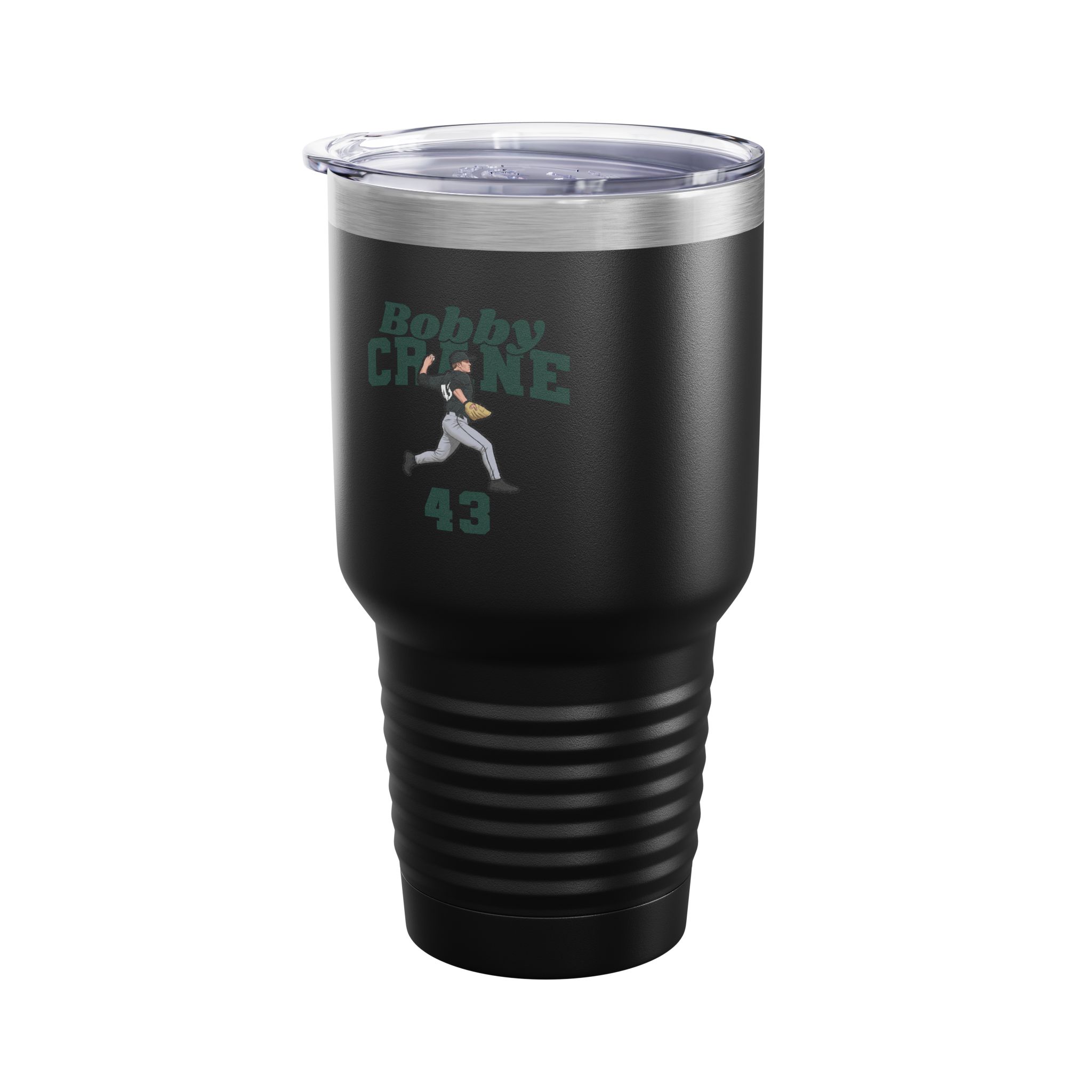 30oz Tumbler — character_signature_arch in Black