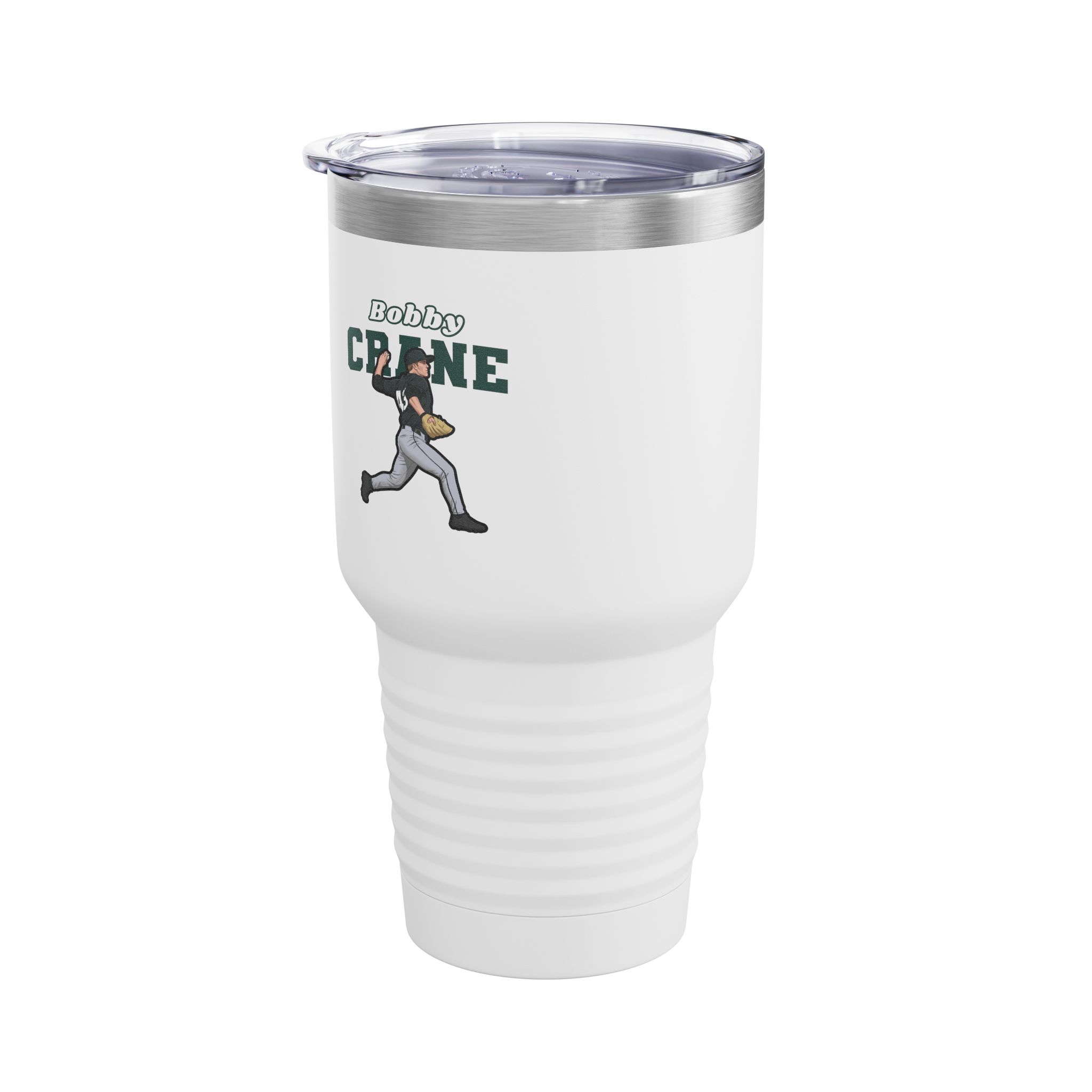 30oz Tumbler — character_name_arch in White
