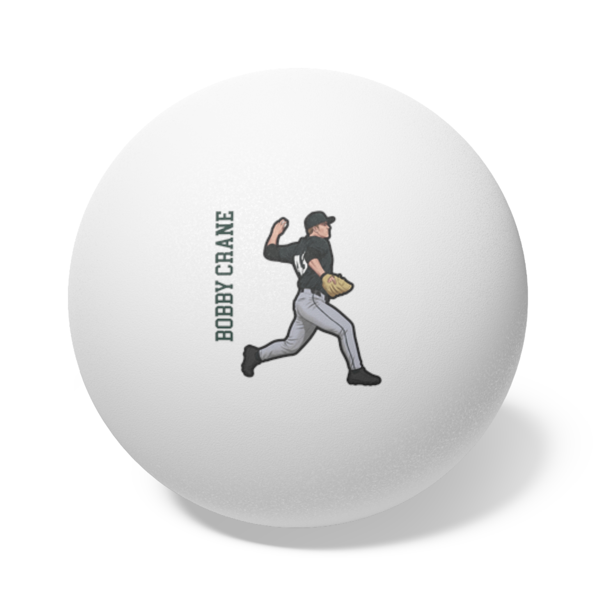 Ping Pong Balls, 6 pcs — character_name_vertical in White