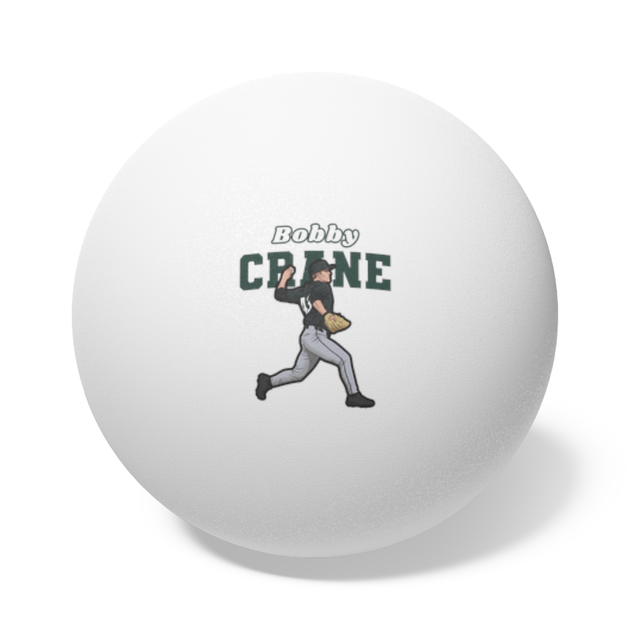 Ping Pong Balls, 6 pcs — character_name_arch in White