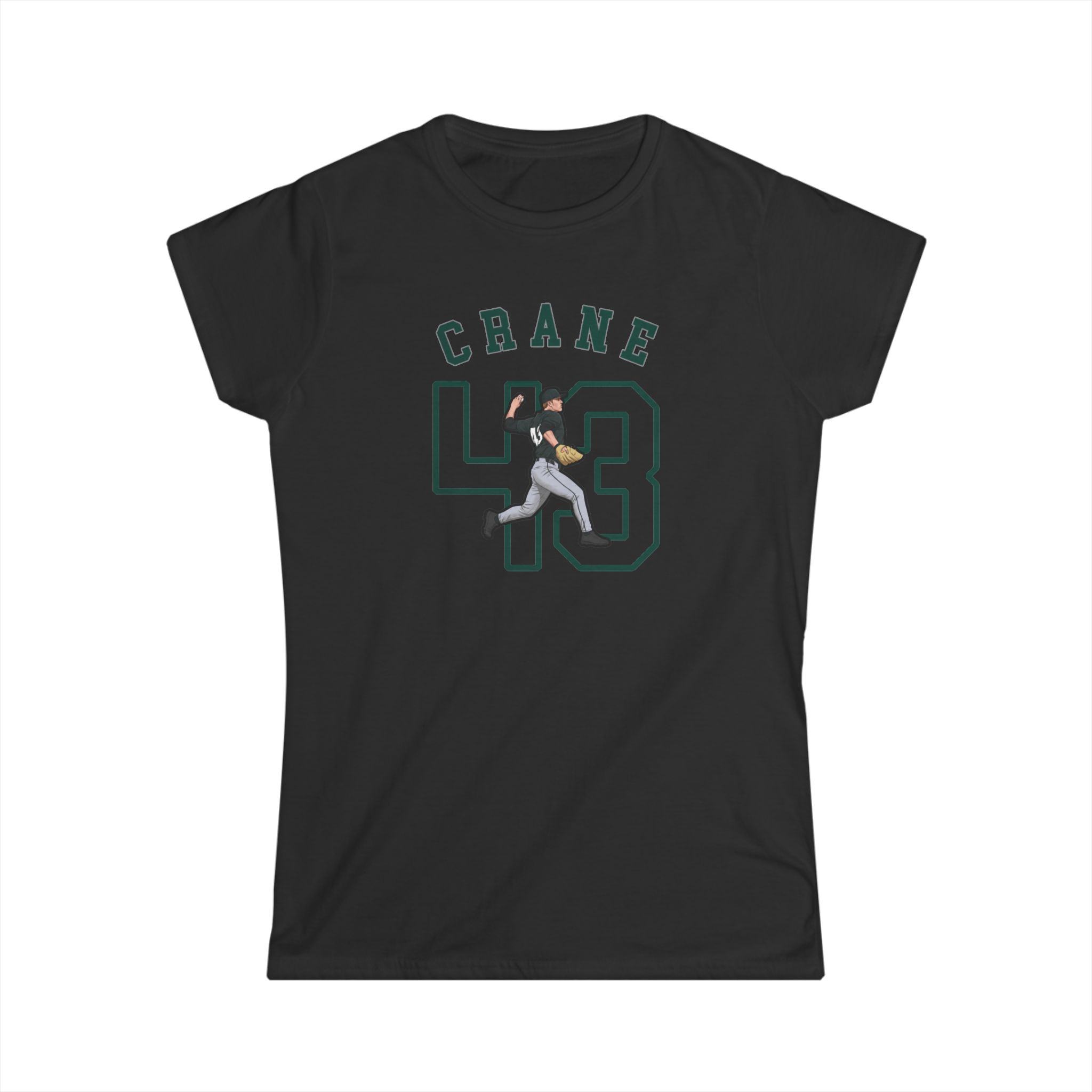 Women's Softstyle Tee — character_shirsey_arch in Black