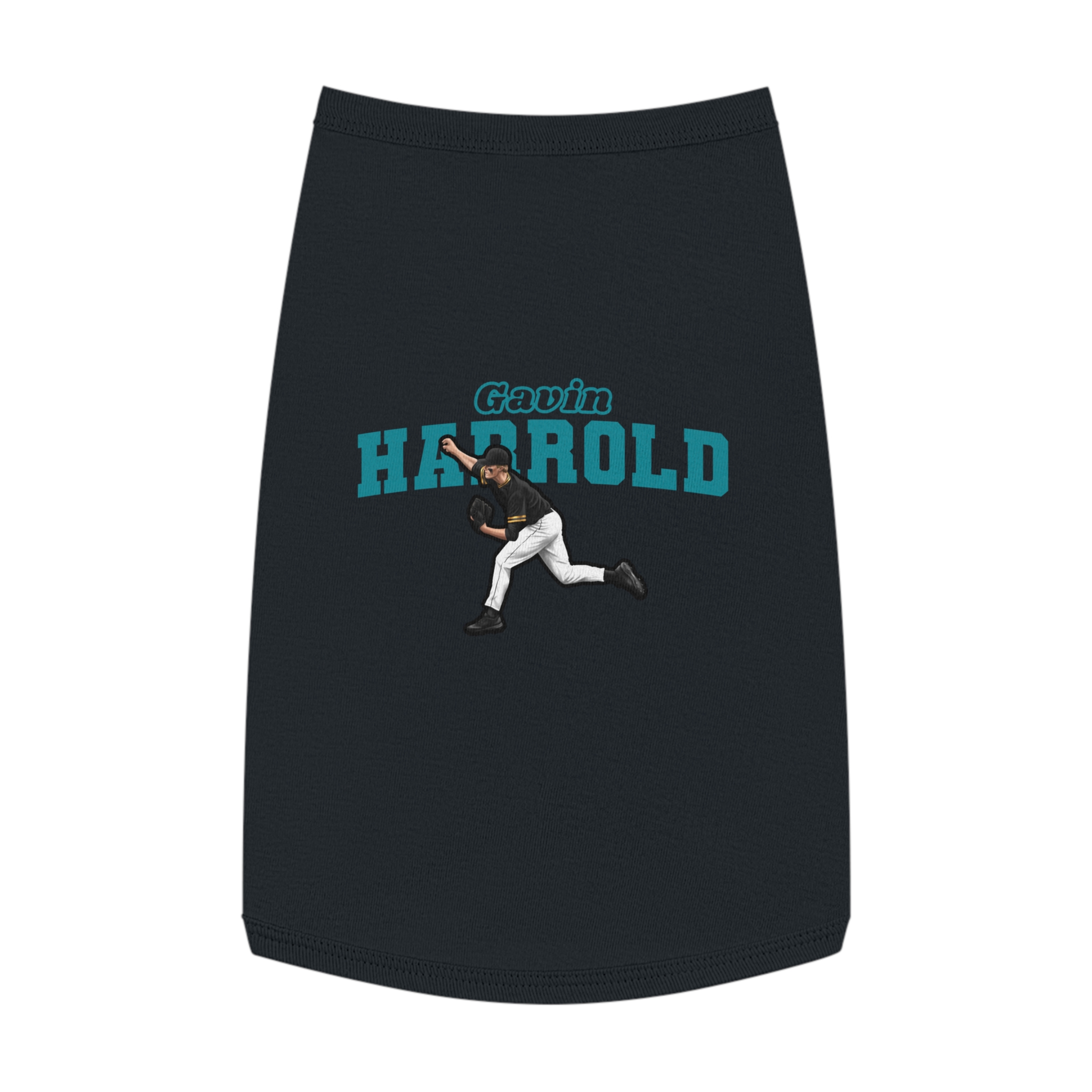 Pet Tank Top — character_name_arch in White