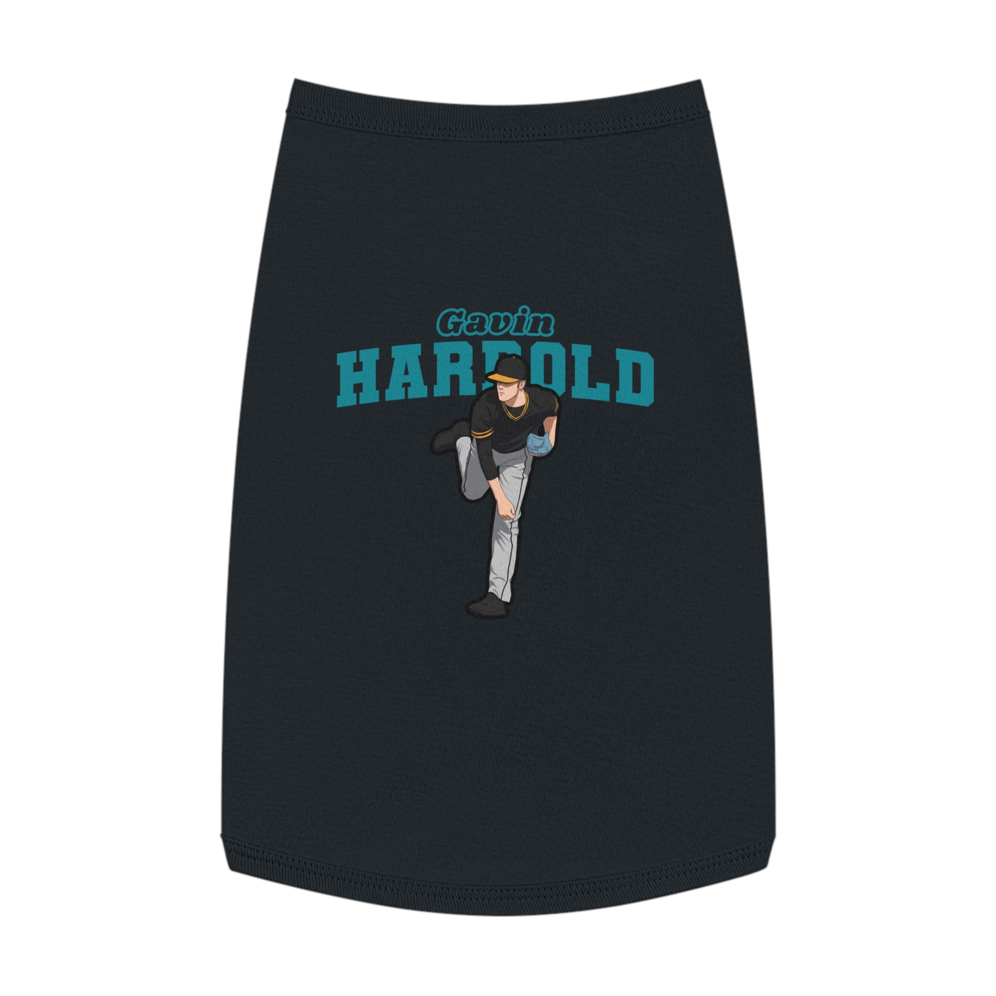 Pet Tank Top — character_name_arch in White