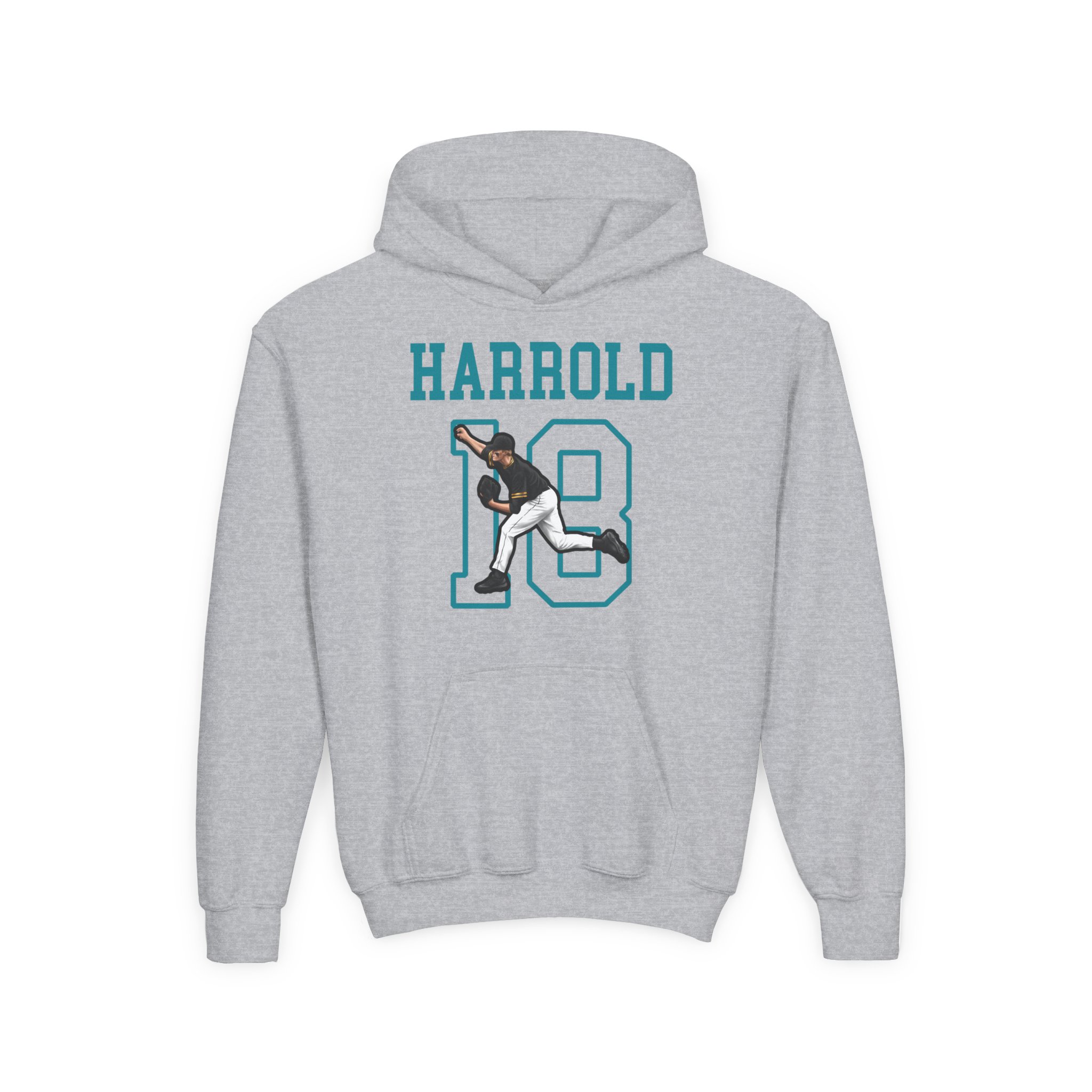Youth Hoodie — character_shirsey in Grey