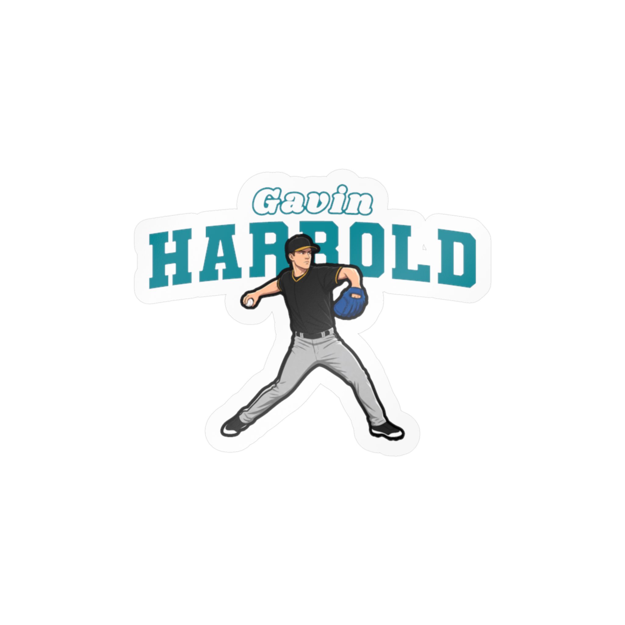 Vinyl Sticker — character_name_arch in Classic