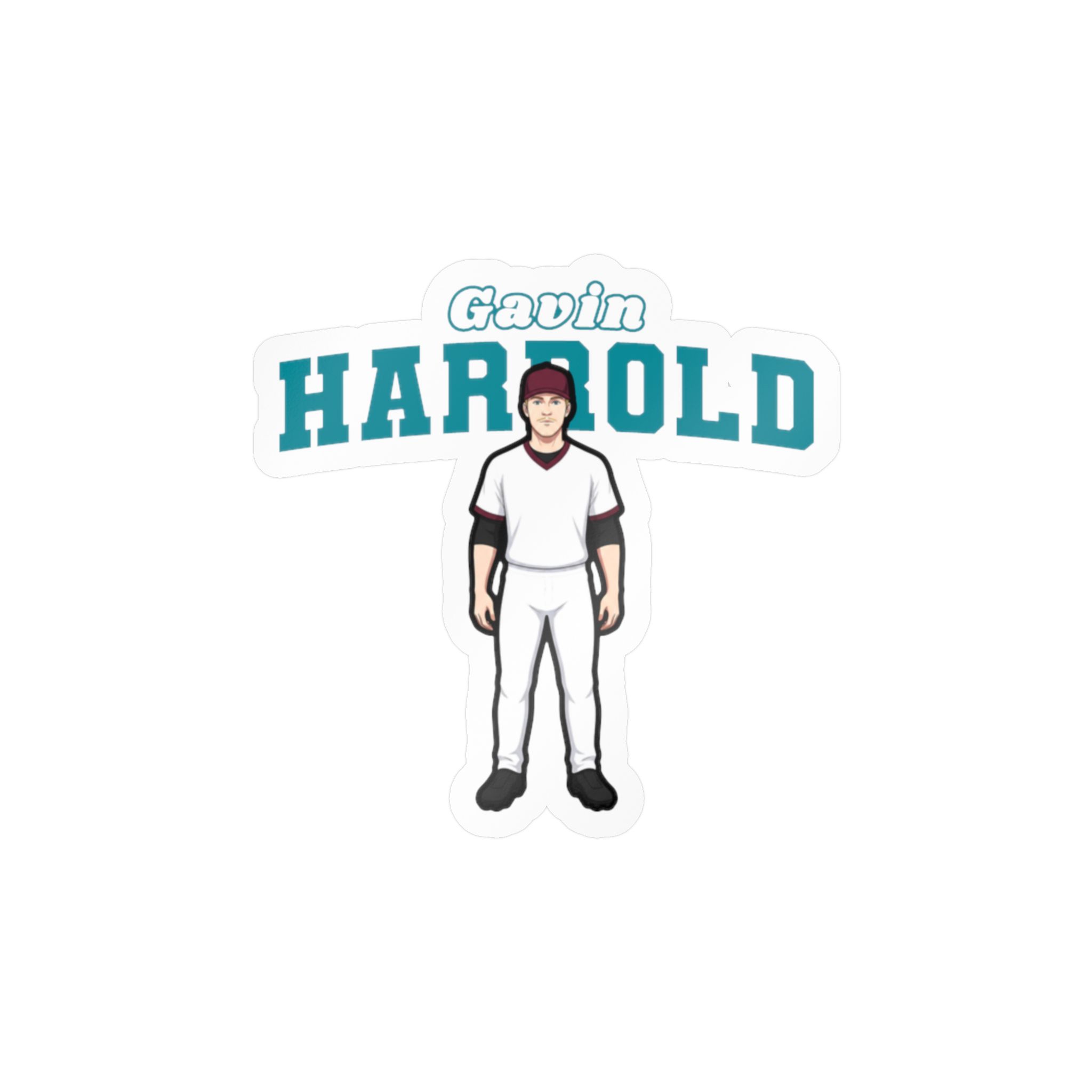 Vinyl Sticker — character_name_arch in Classic