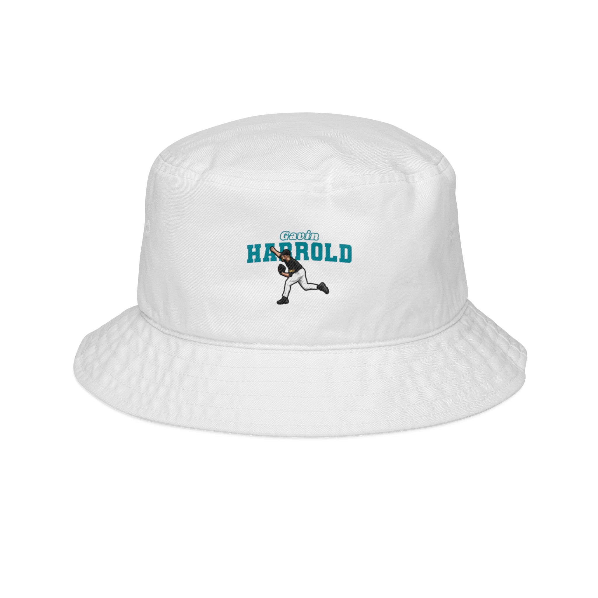 Bucket Hat — character_name_arch in White