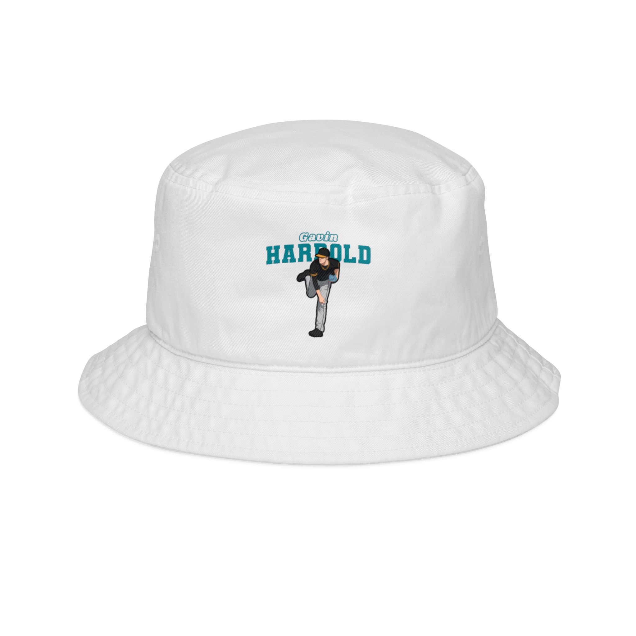 Bucket Hat — character_name_arch in White