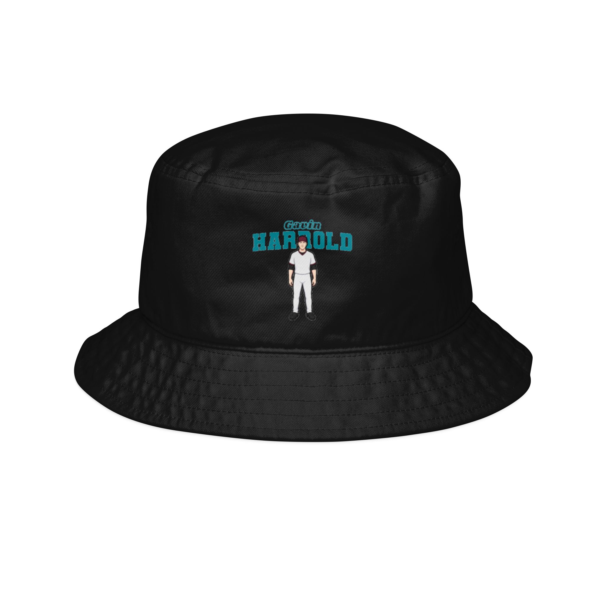 Bucket Hat — character_name_arch in Black