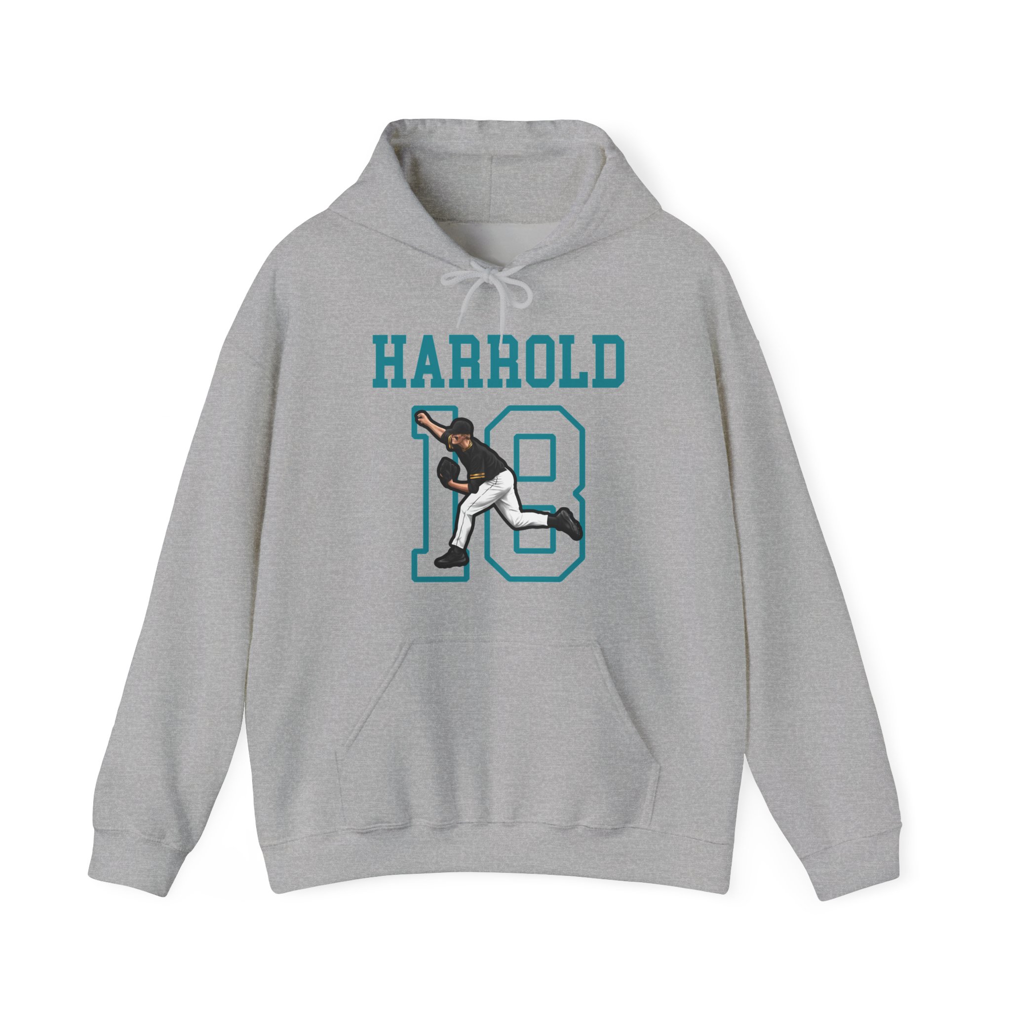 Hoodie — character_shirsey in Grey