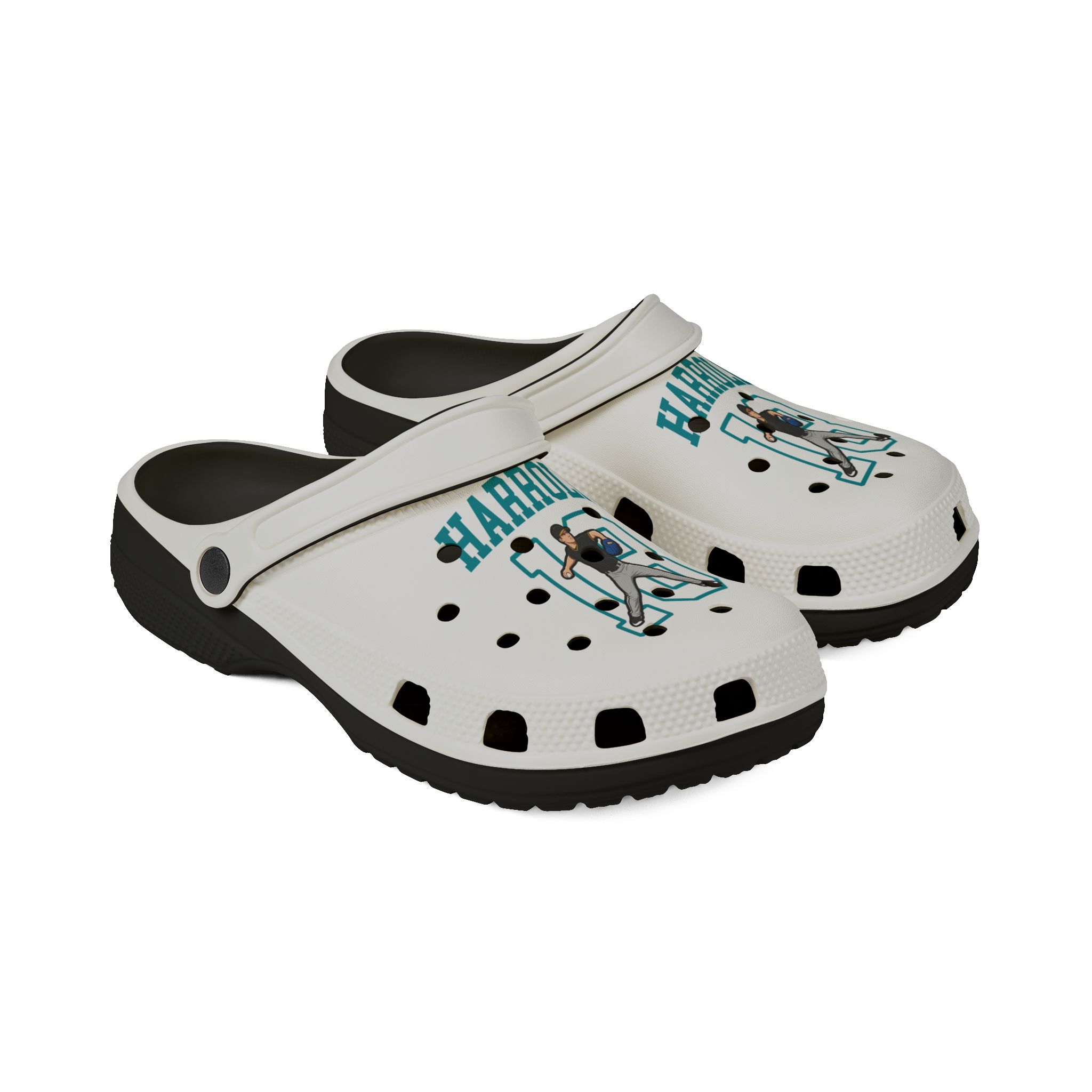 Rubber Clogs — character_shirsey in Black
