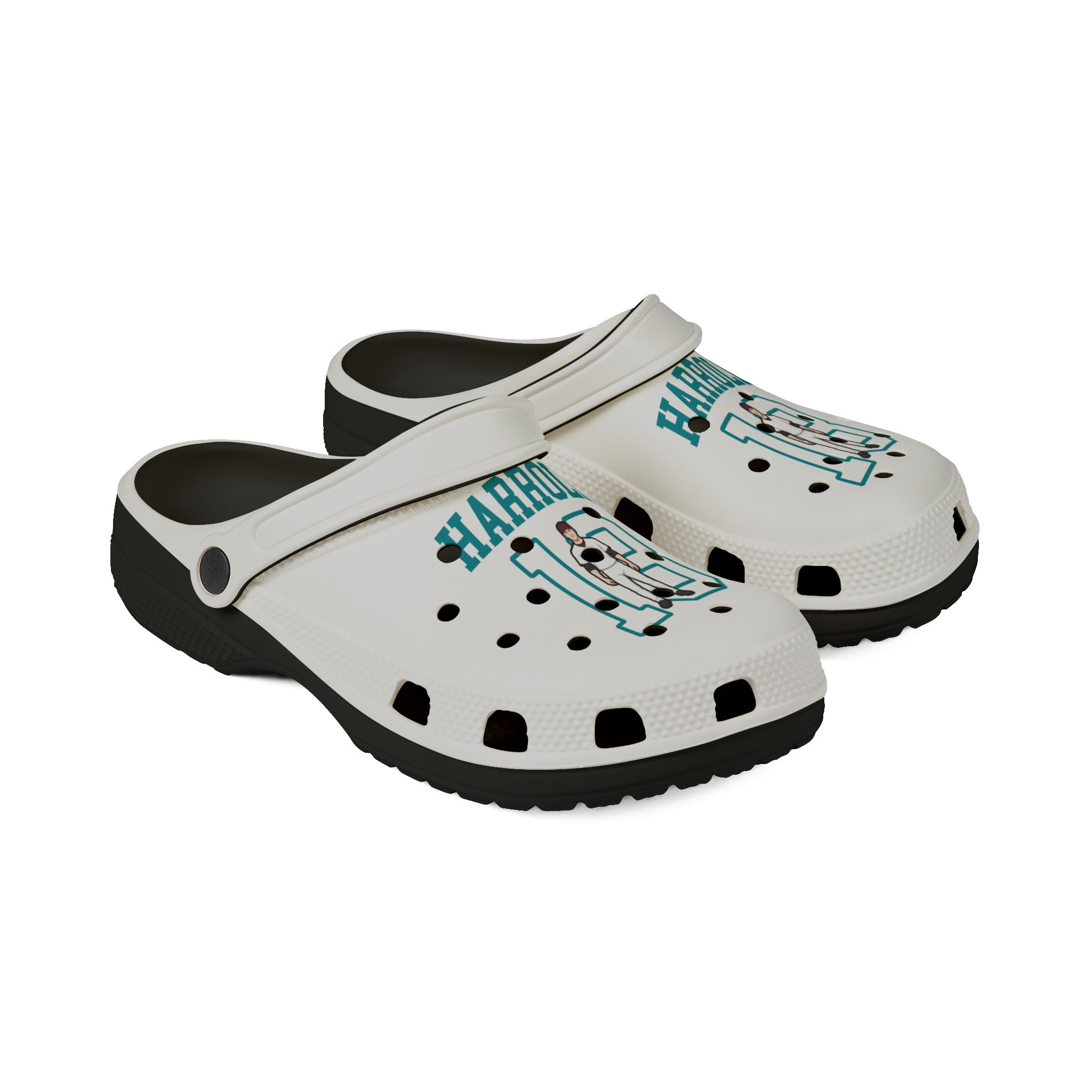 Rubber Clogs — character_shirsey in Black