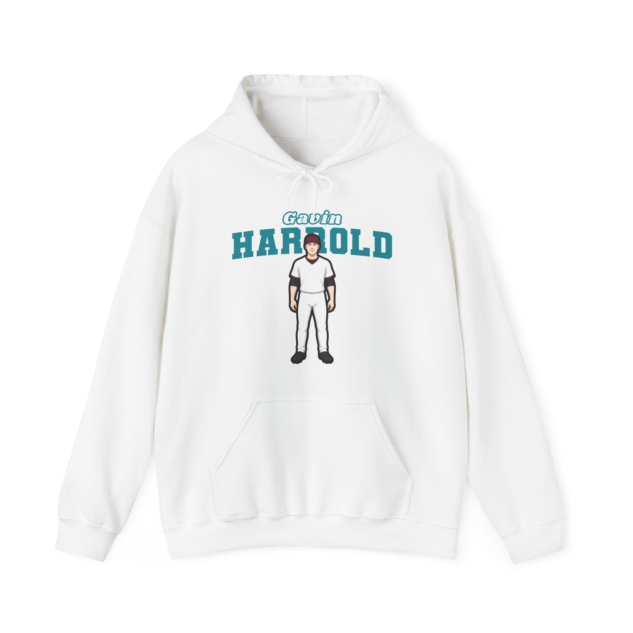 Hoodie — character_name_arch in White