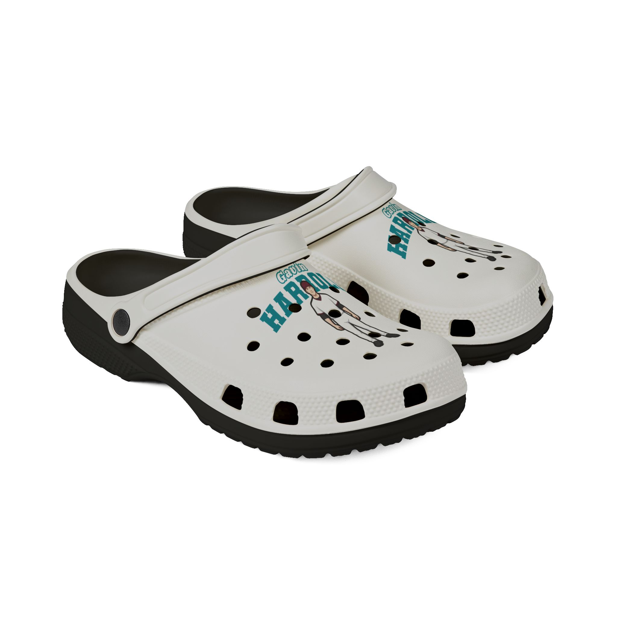 Rubber Clogs — character_name_arch in Black