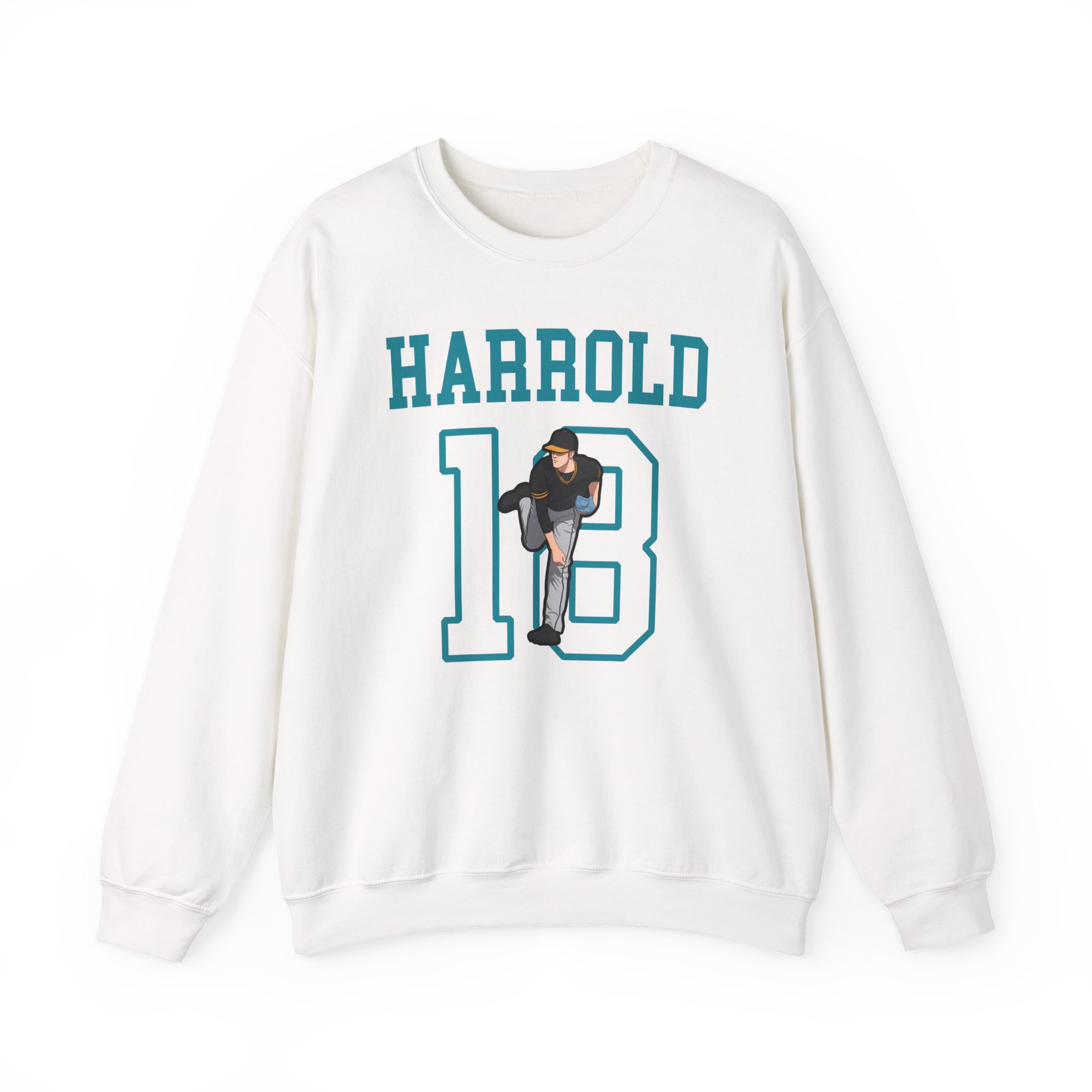 Crewneck Sweatshirt — character_shirsey in White