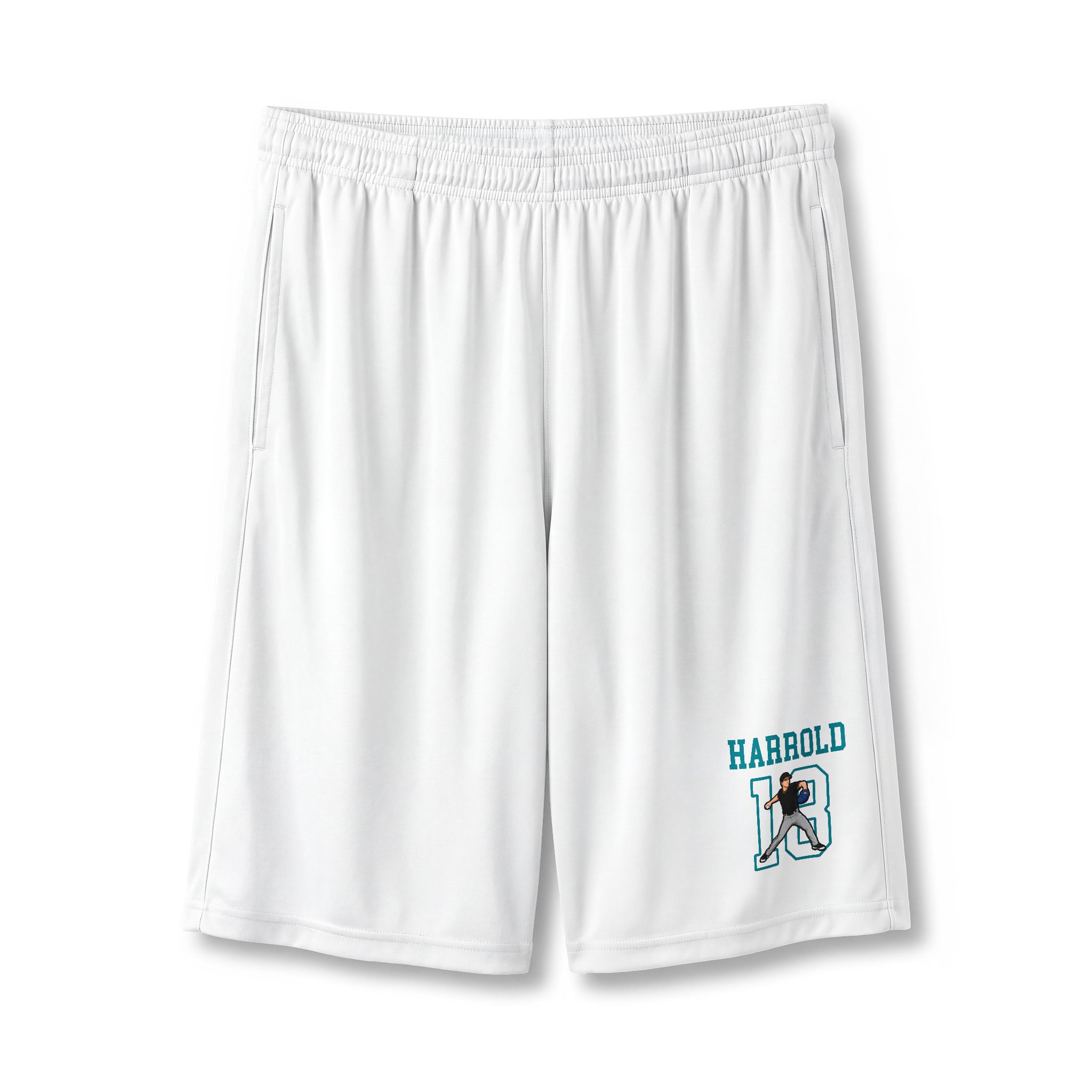 Shorts — character_shirsey in White