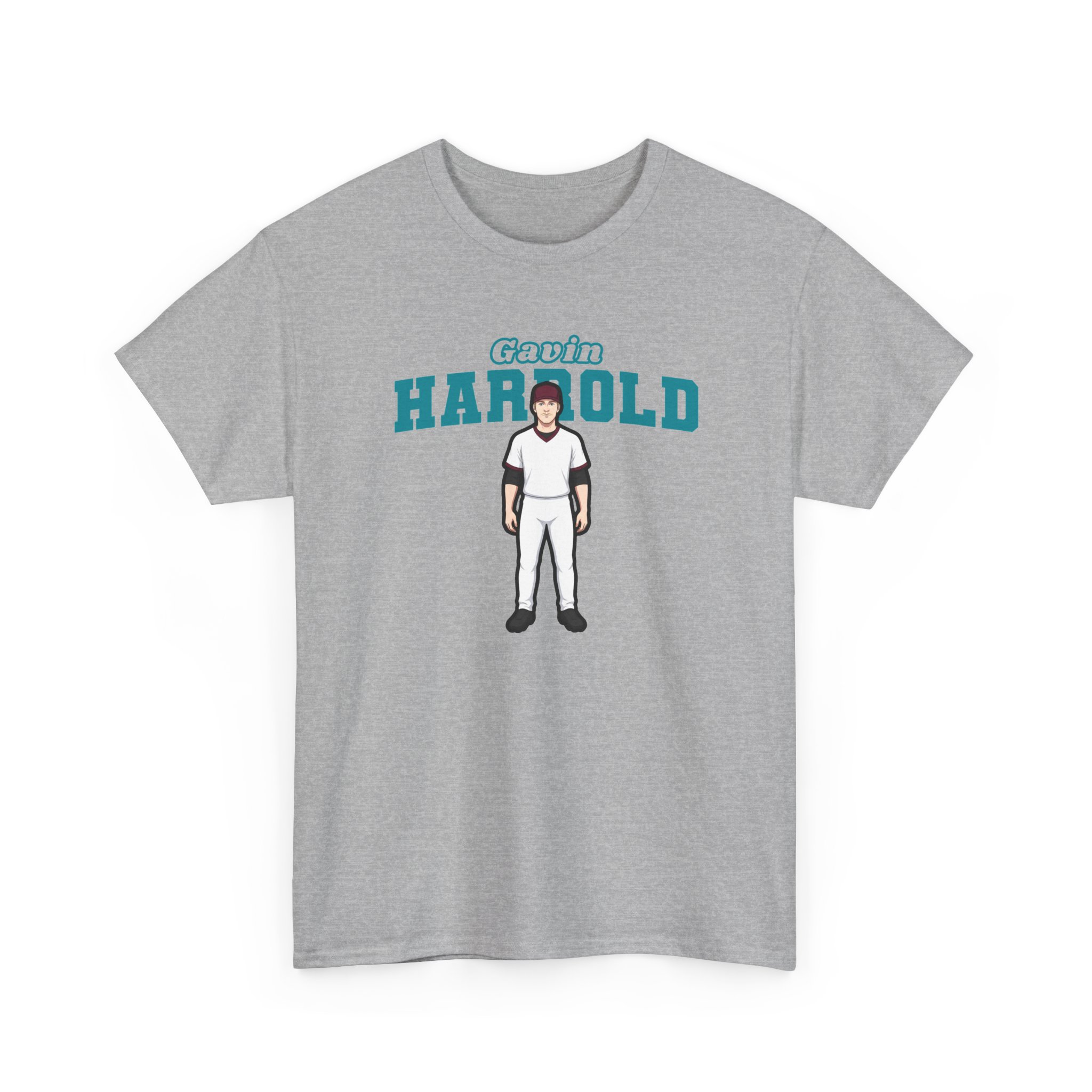Tee — character_name_arch in Grey