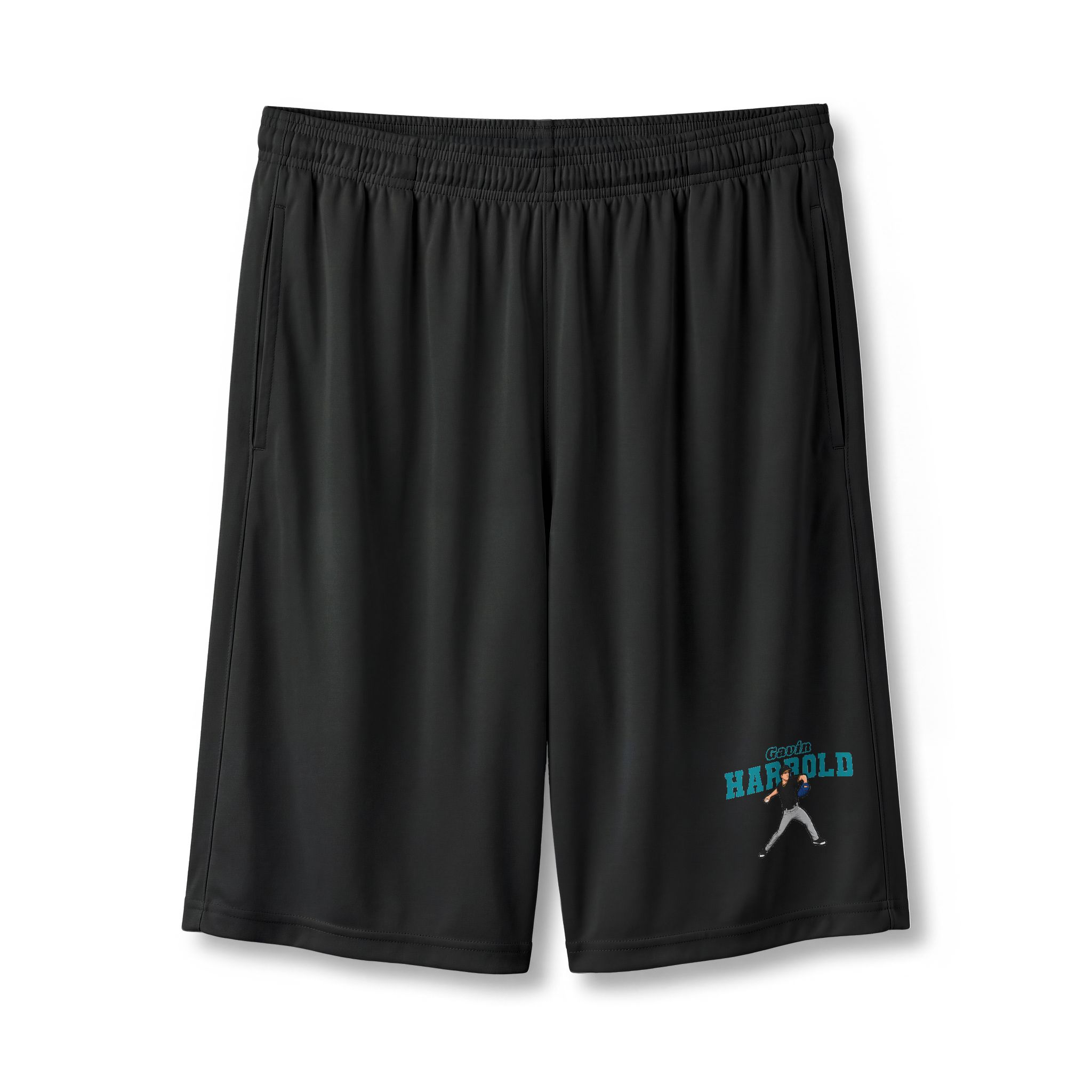 Shorts — character_name_arch in Black