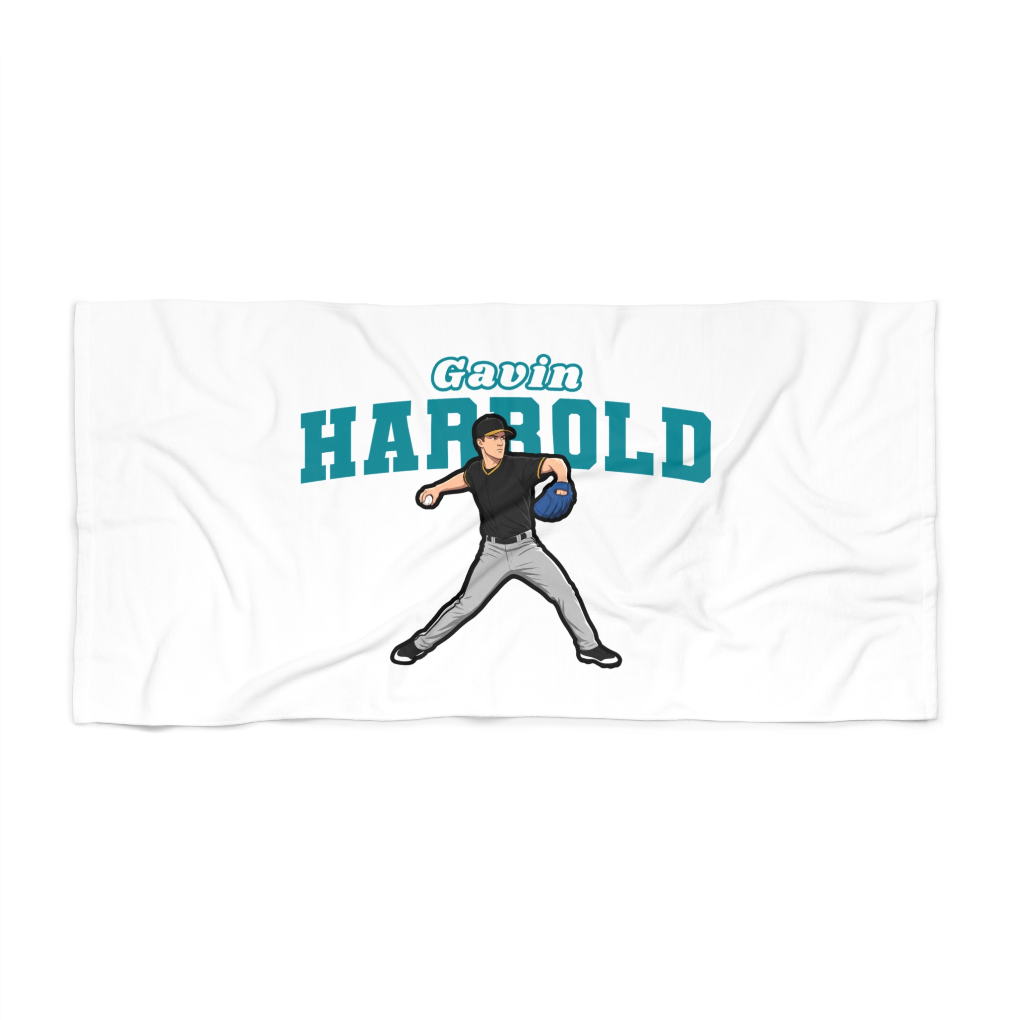 Beach Towel — character_name_arch in Classic