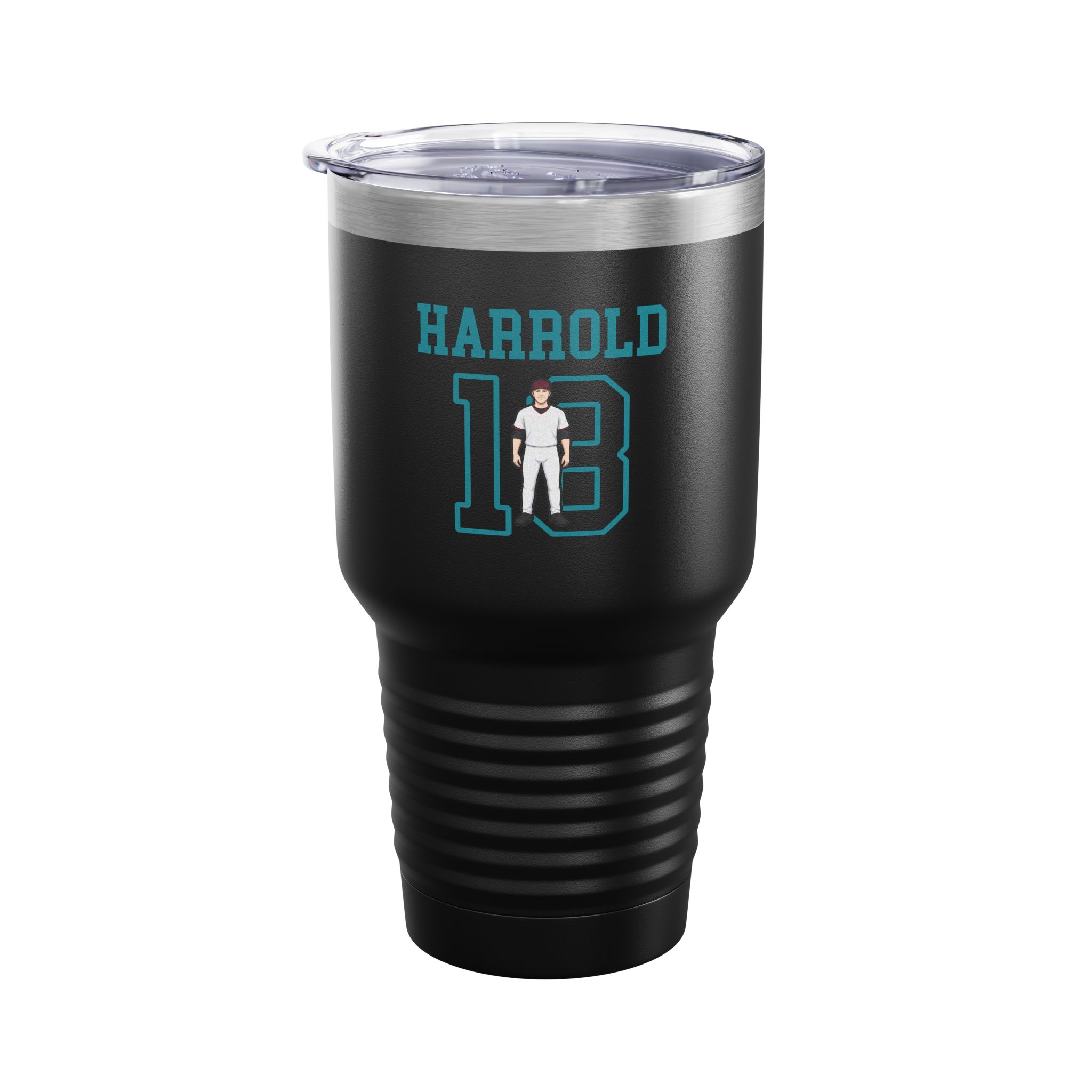30oz Tumbler — character_shirsey in Black