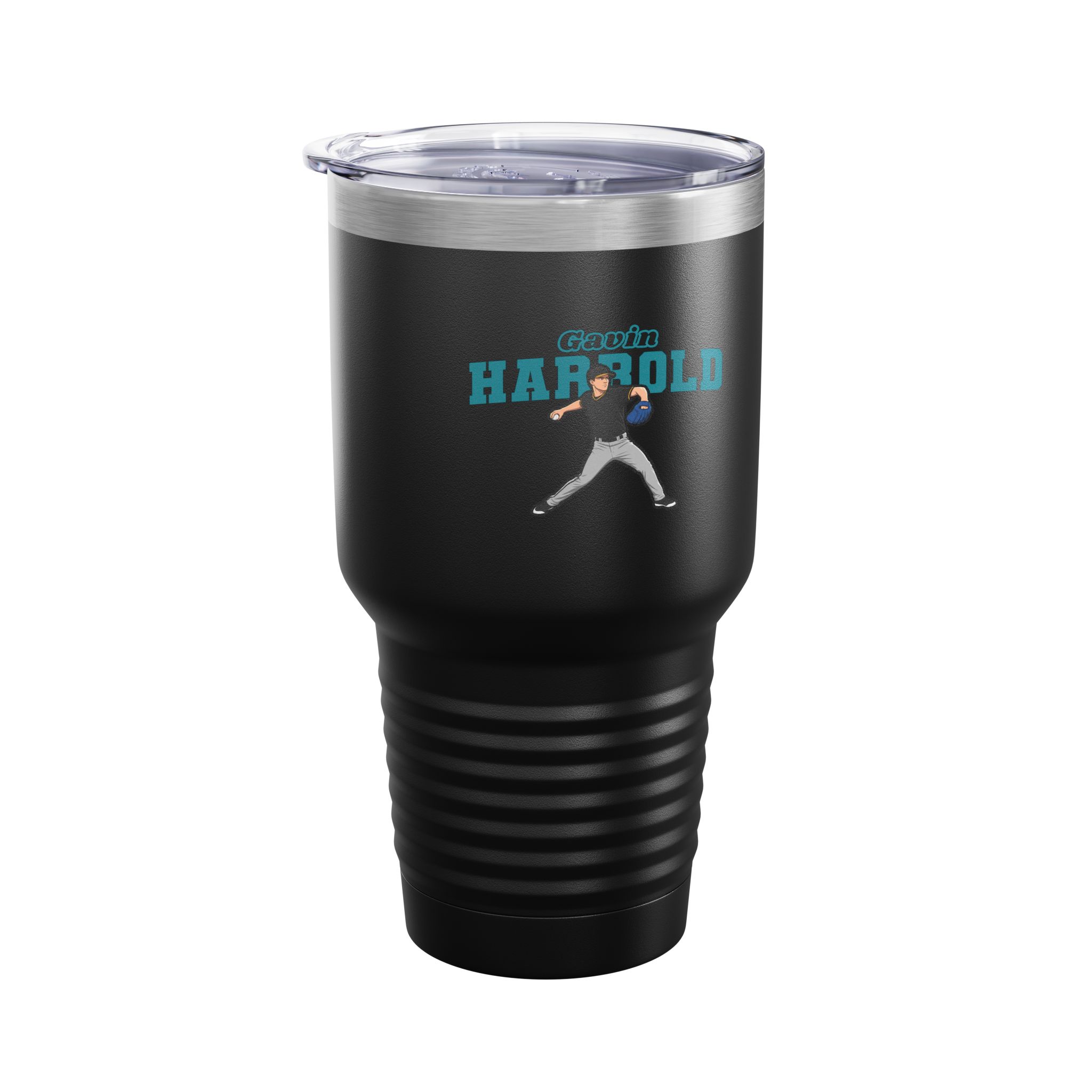 30oz Tumbler — character_name_arch in Black