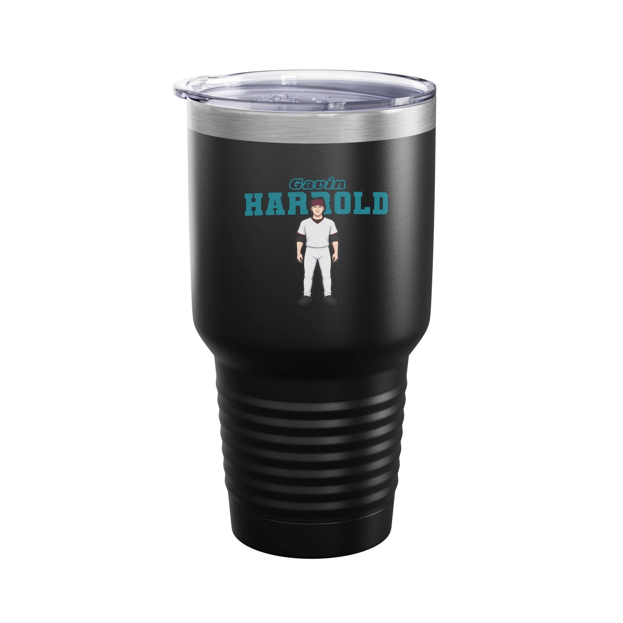 30oz Tumbler — character_name_arch in Black