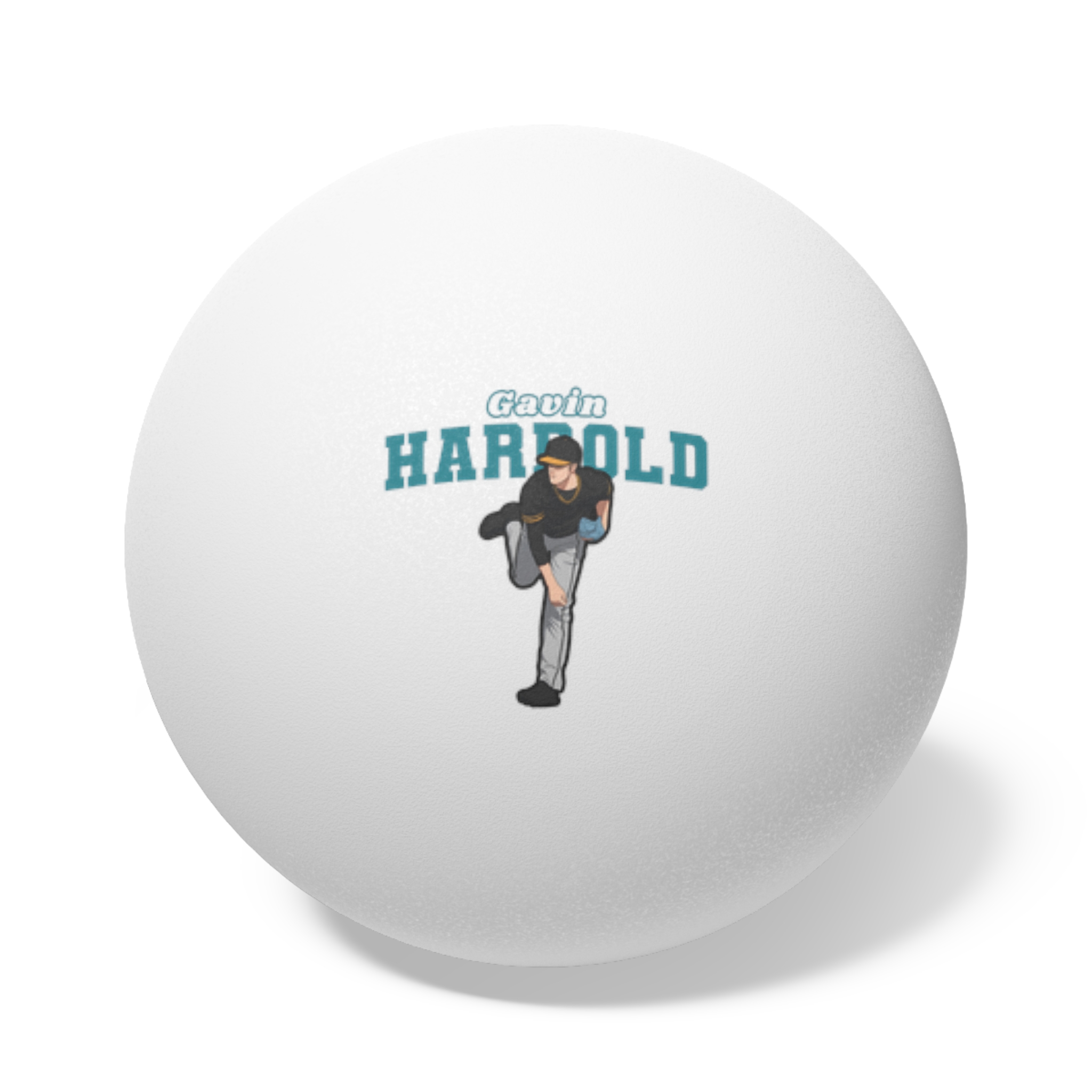 Ping Pong Balls, 6 pcs — character_name_arch in White