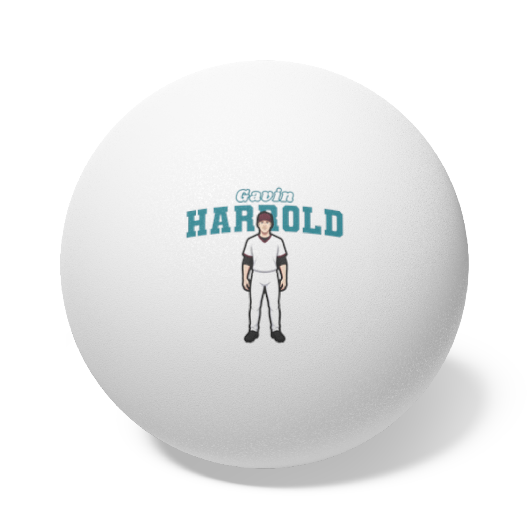 Ping Pong Balls, 6 pcs — character_name_arch in White