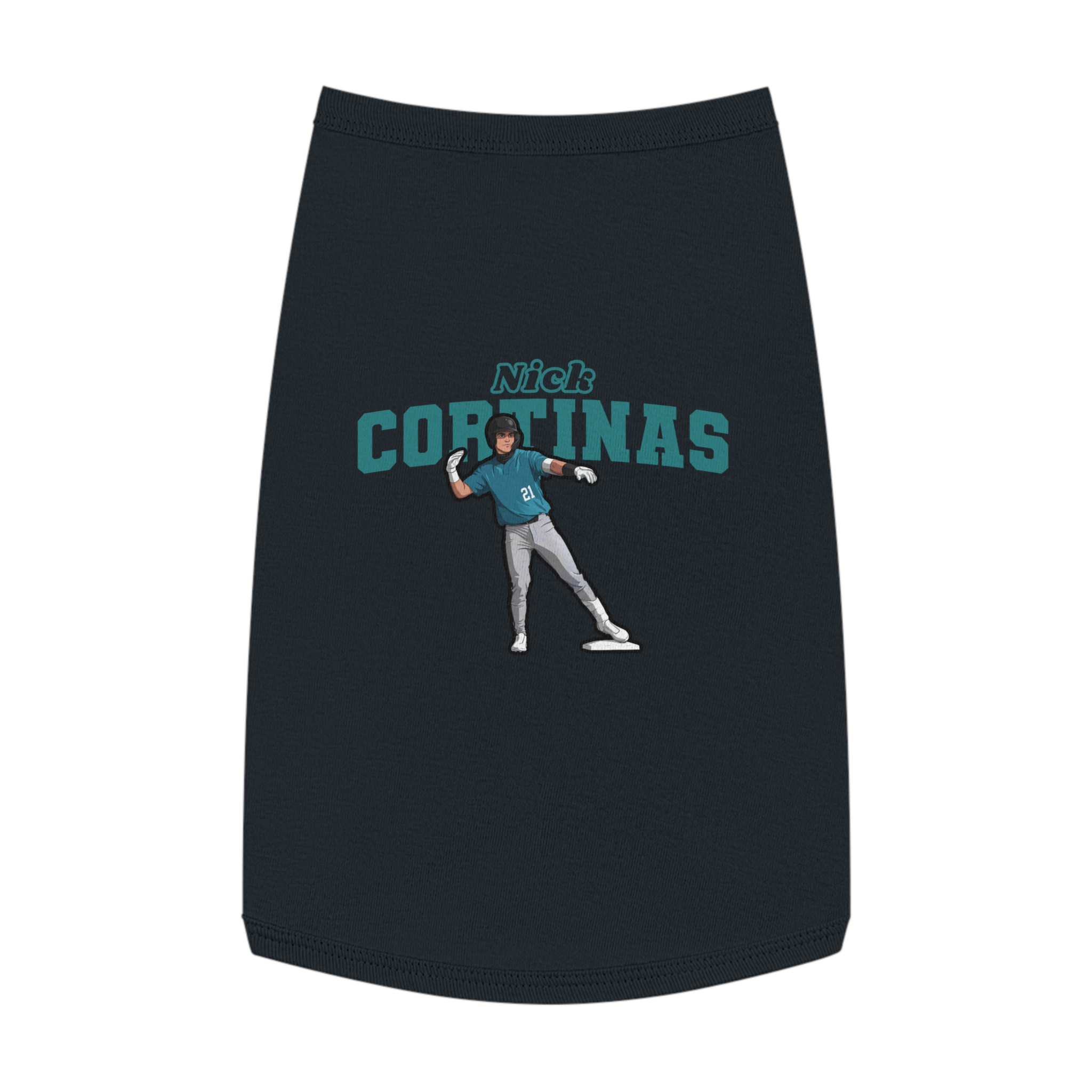 Pet Tank Top — character_name_arch in White
