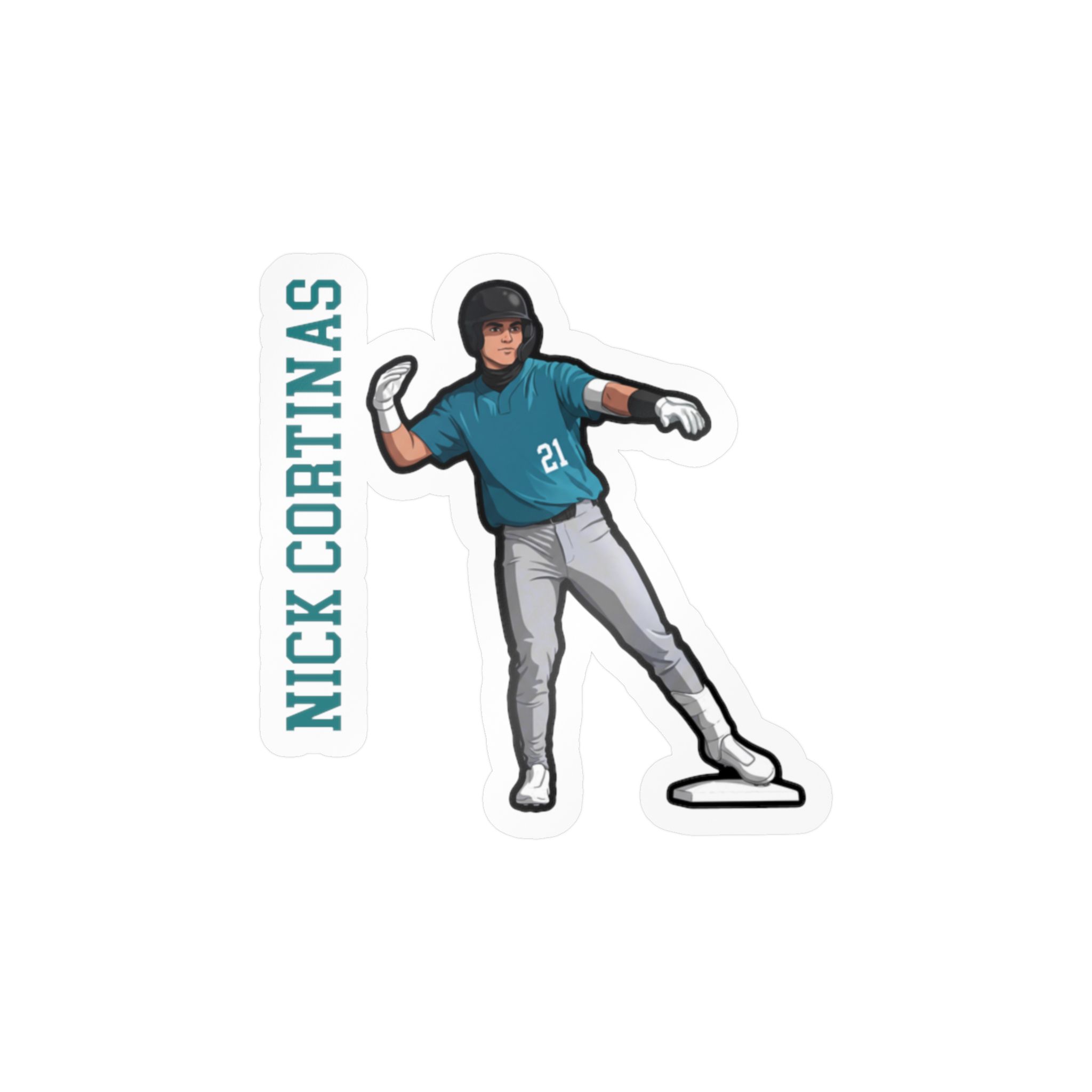 Vinyl Sticker — character_name_vertical in Classic