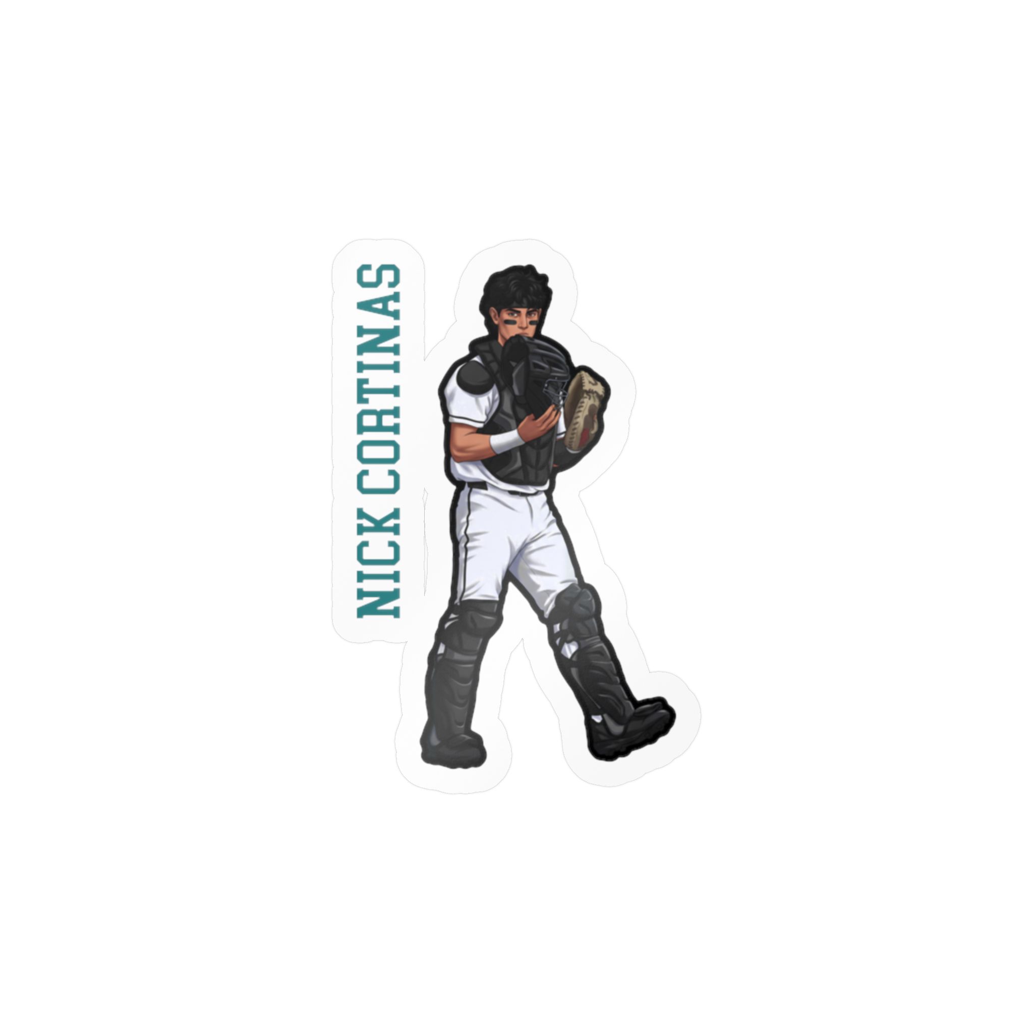Vinyl Sticker — character_name_vertical in Classic