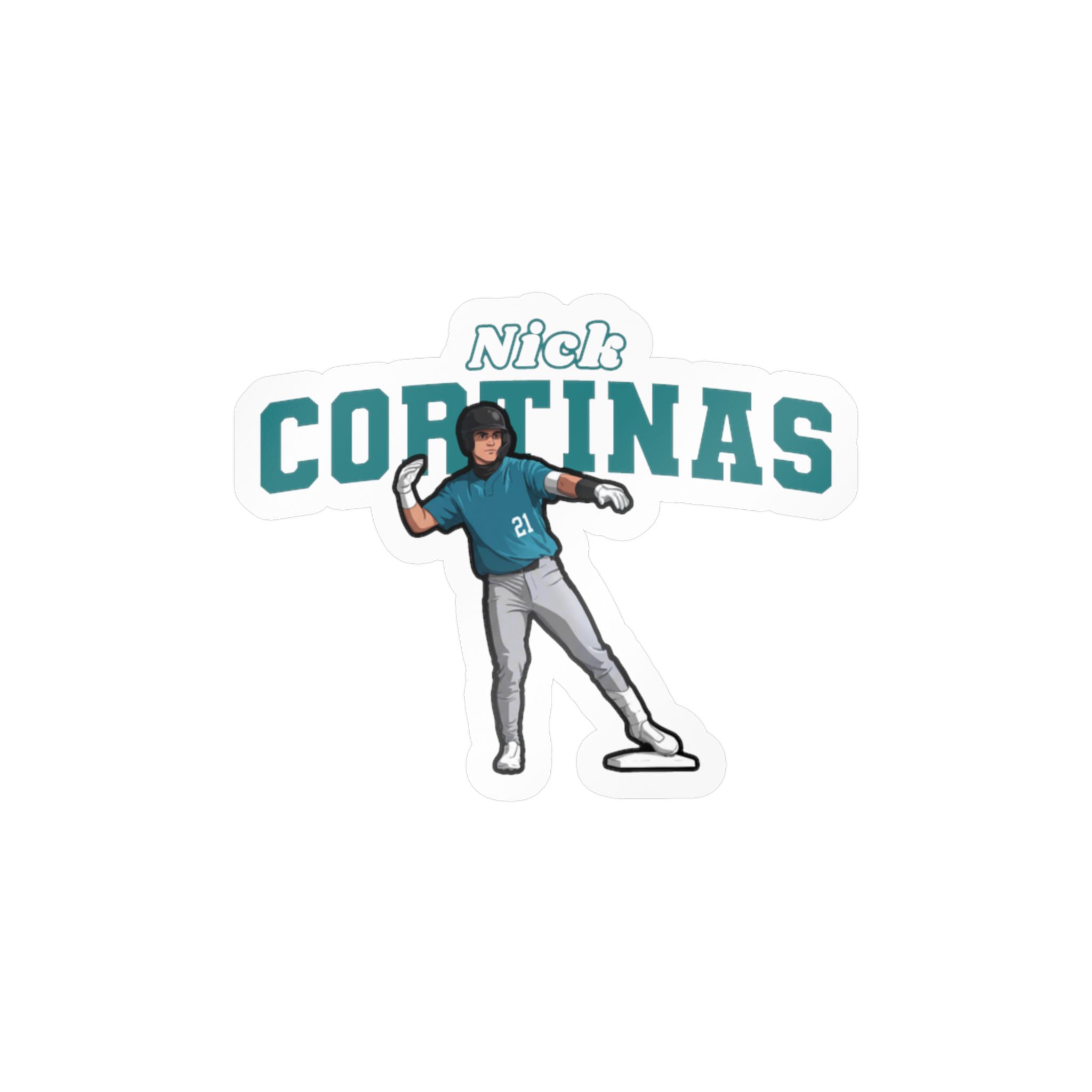 Vinyl Sticker — character_name_arch in Classic