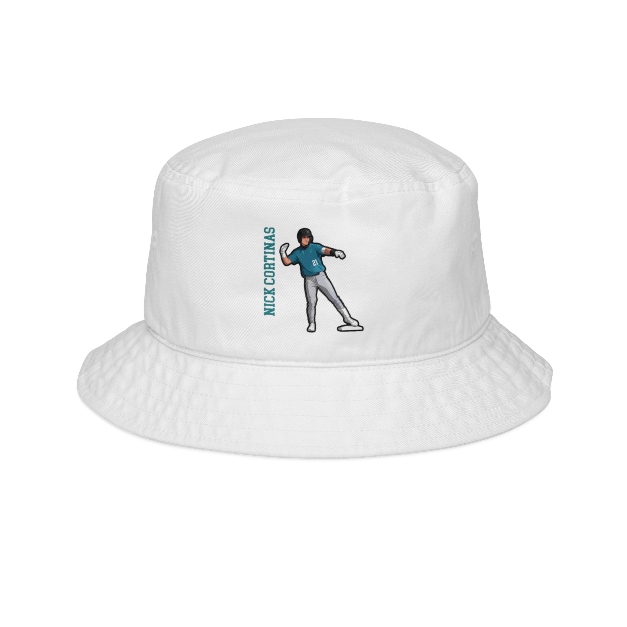 Bucket Hat — character_name_vertical in White