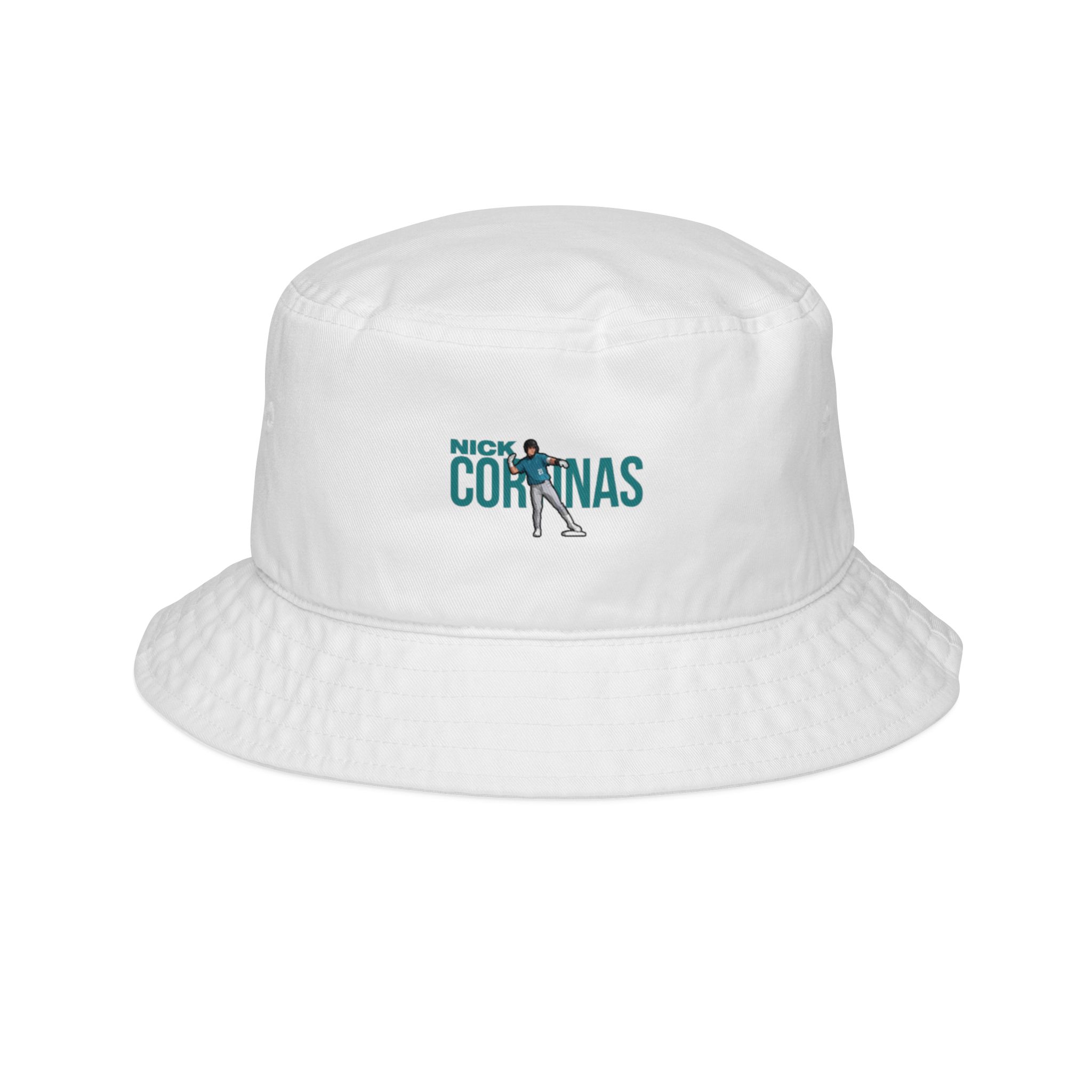 Bucket Hat — character_player_name in White