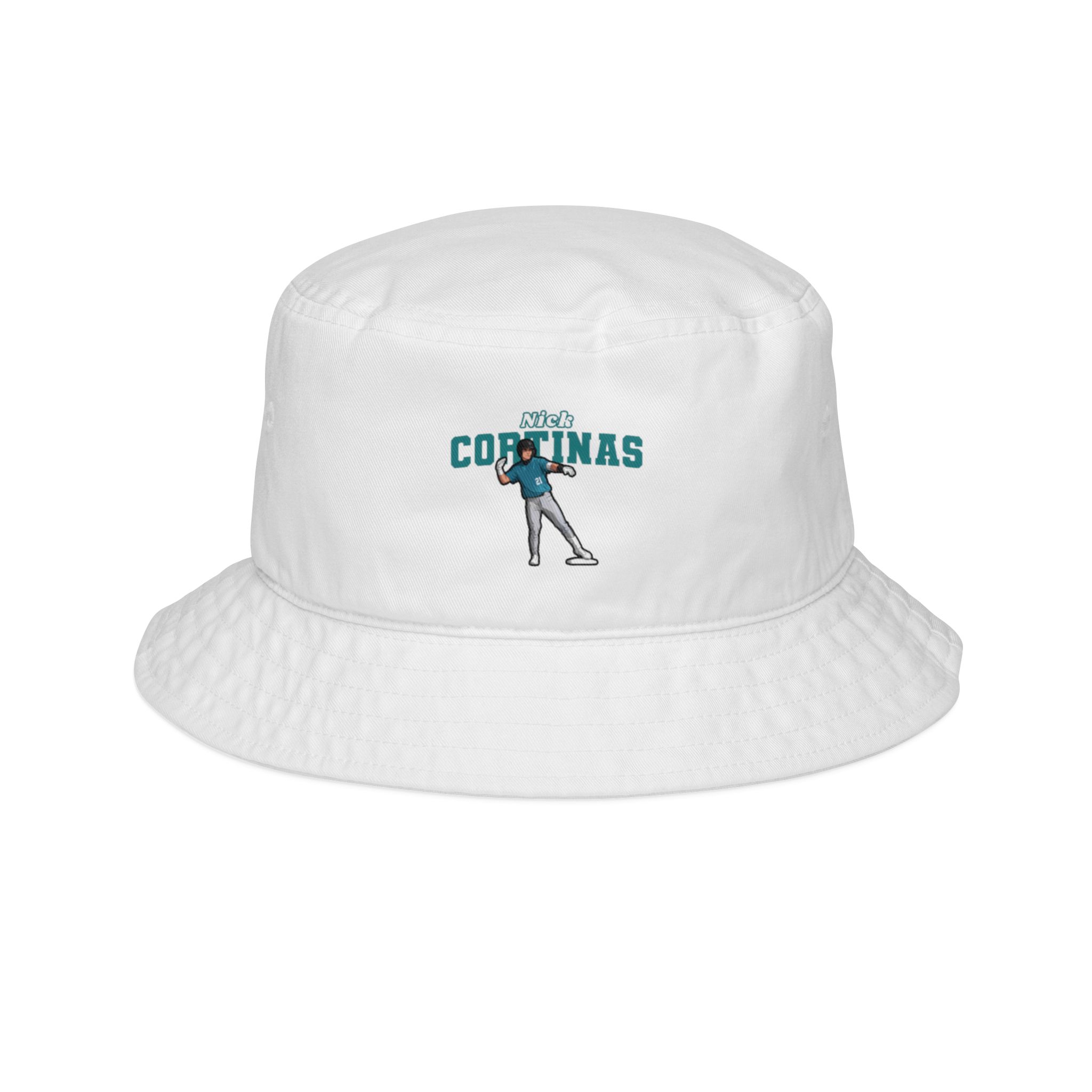 Bucket Hat — character_name_arch in White