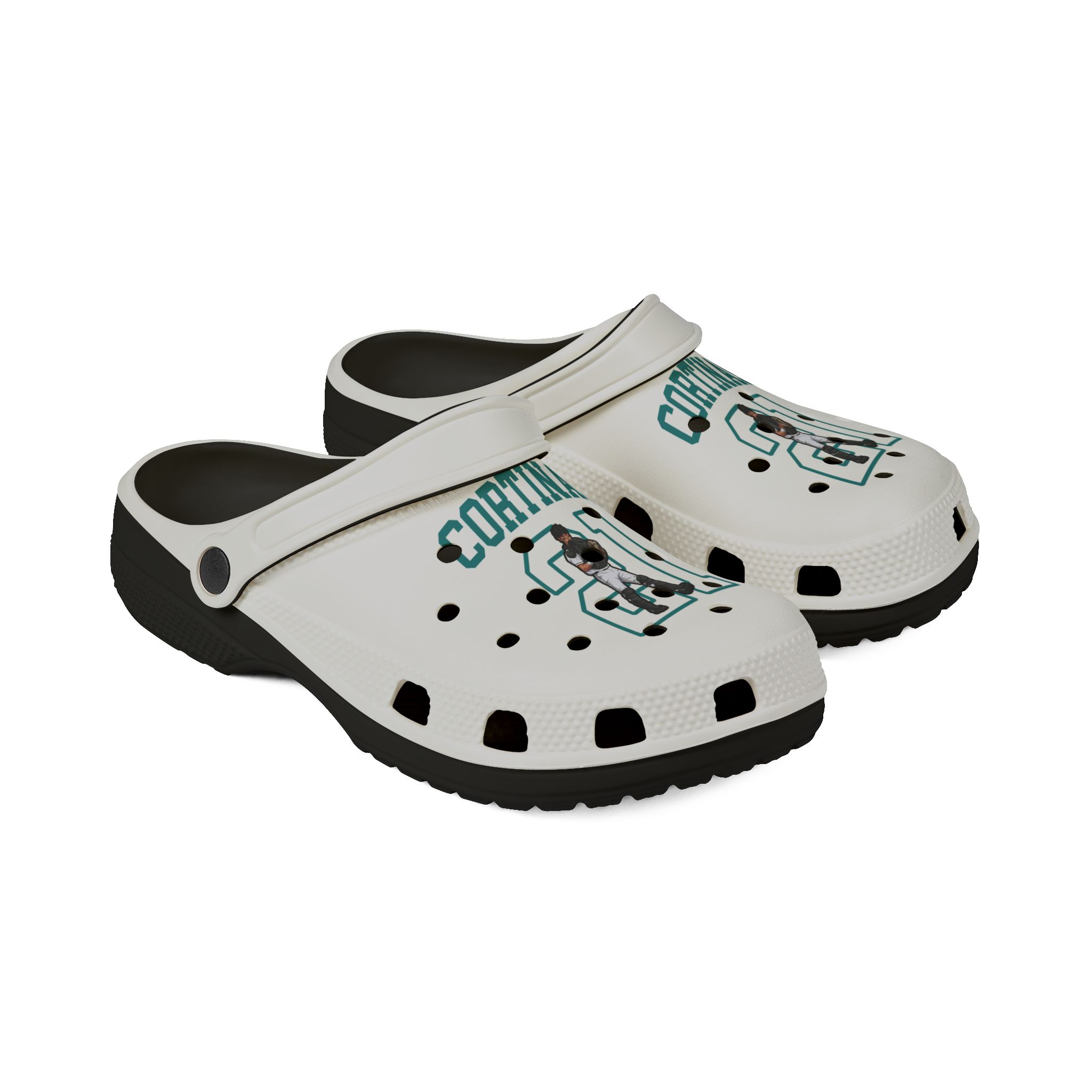 Rubber Clogs — character_shirsey in Black