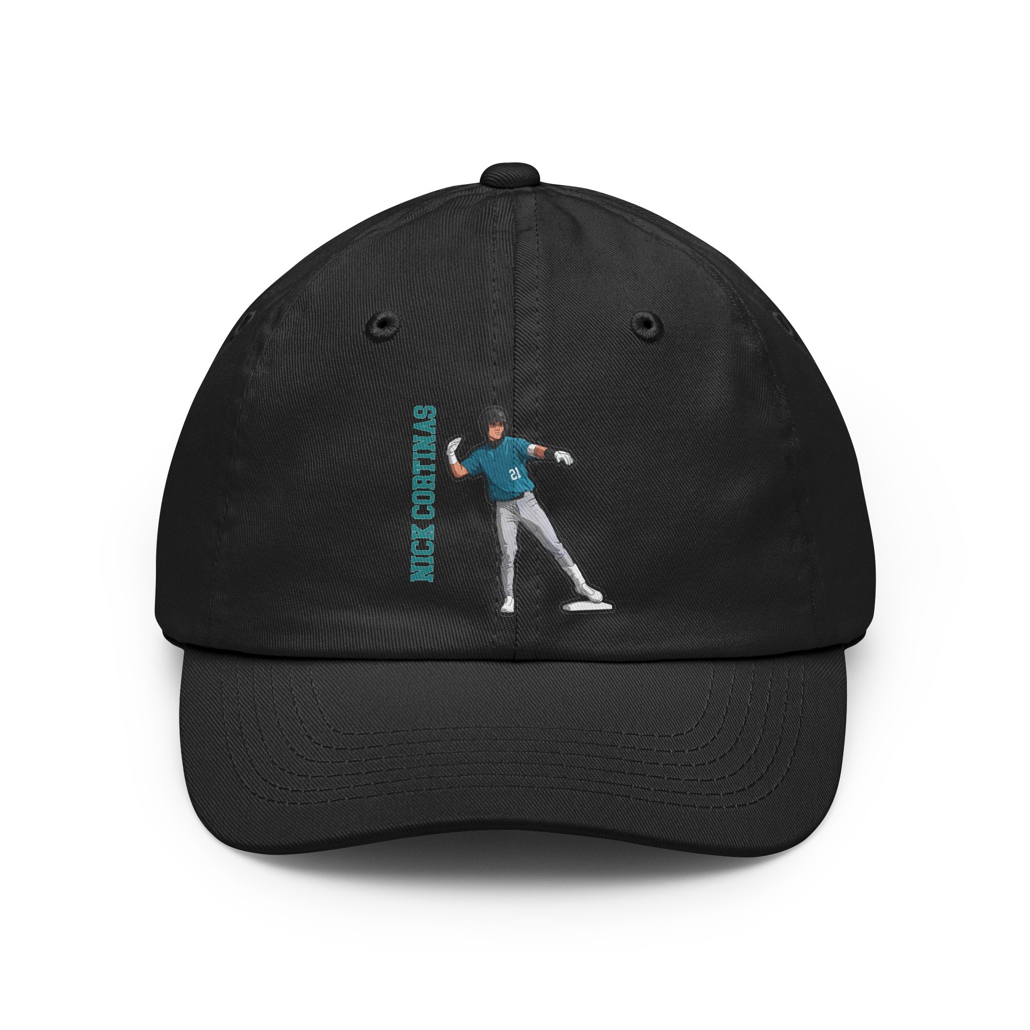 Classic Cap — character_name_vertical in Black