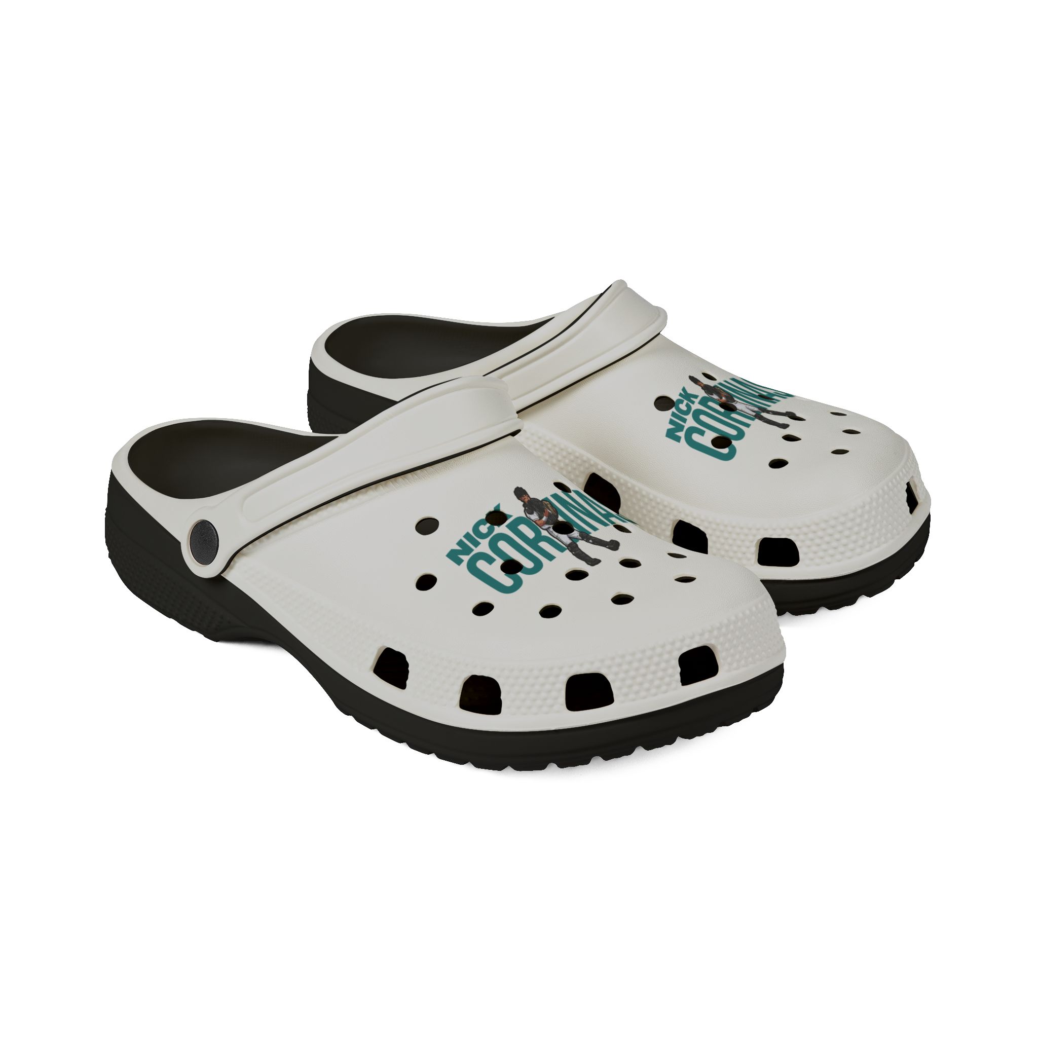 Rubber Clogs — character_player_name in Black