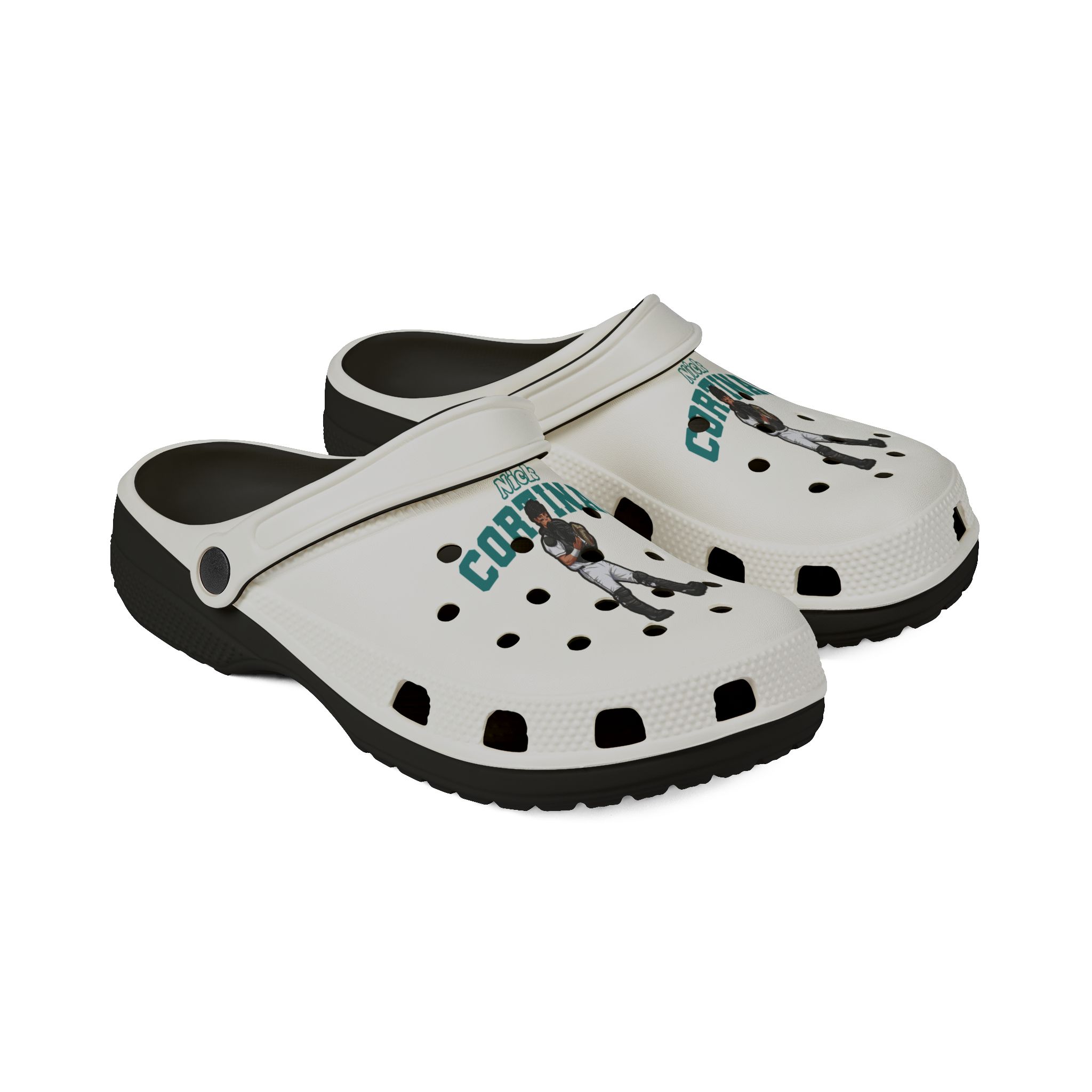 Rubber Clogs — character_name_arch in Black