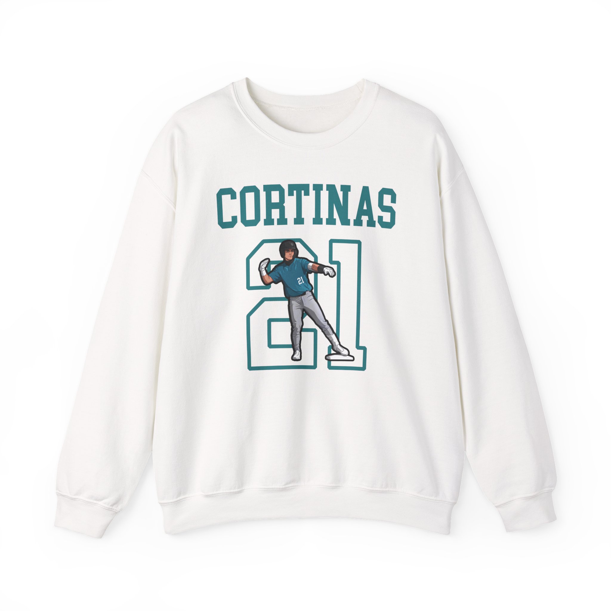 Crewneck Sweatshirt — character_shirsey in White