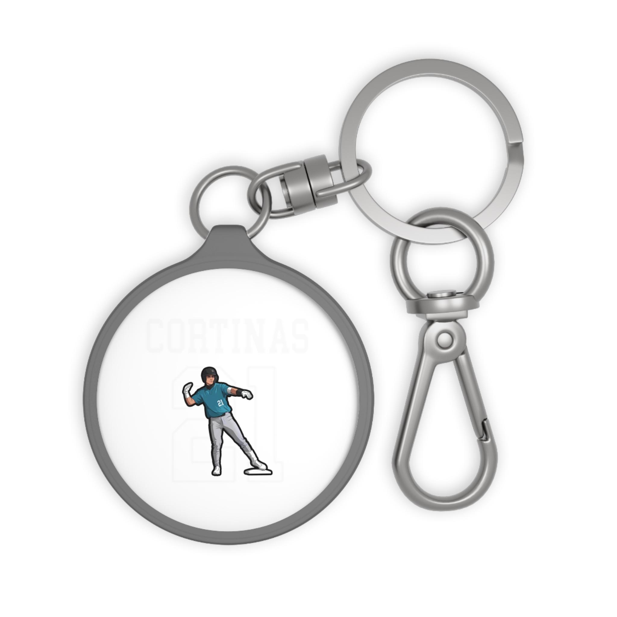 Keychain — character_shirsey in Grey