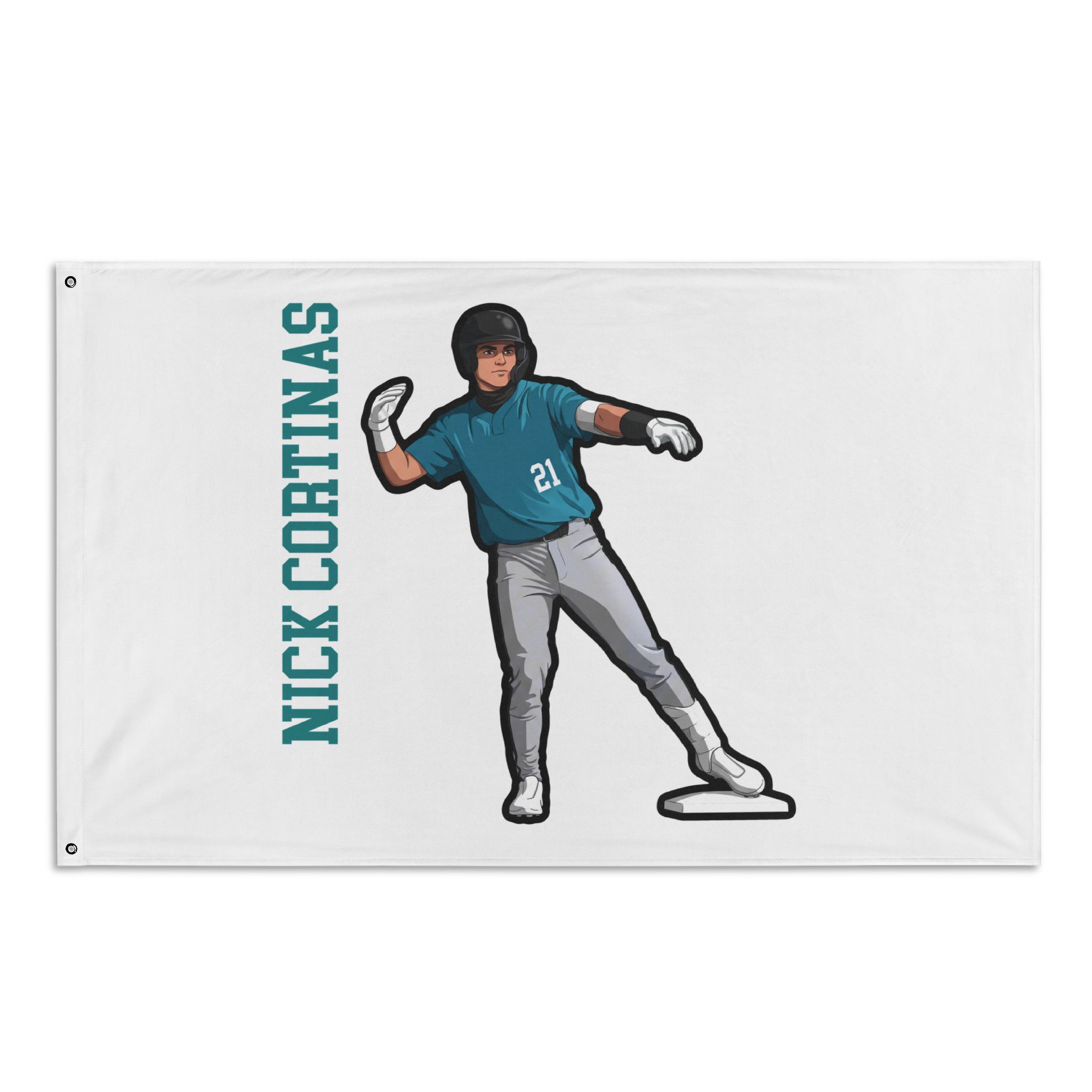 Flag (35 × 56 in) — character_name_vertical in Classic