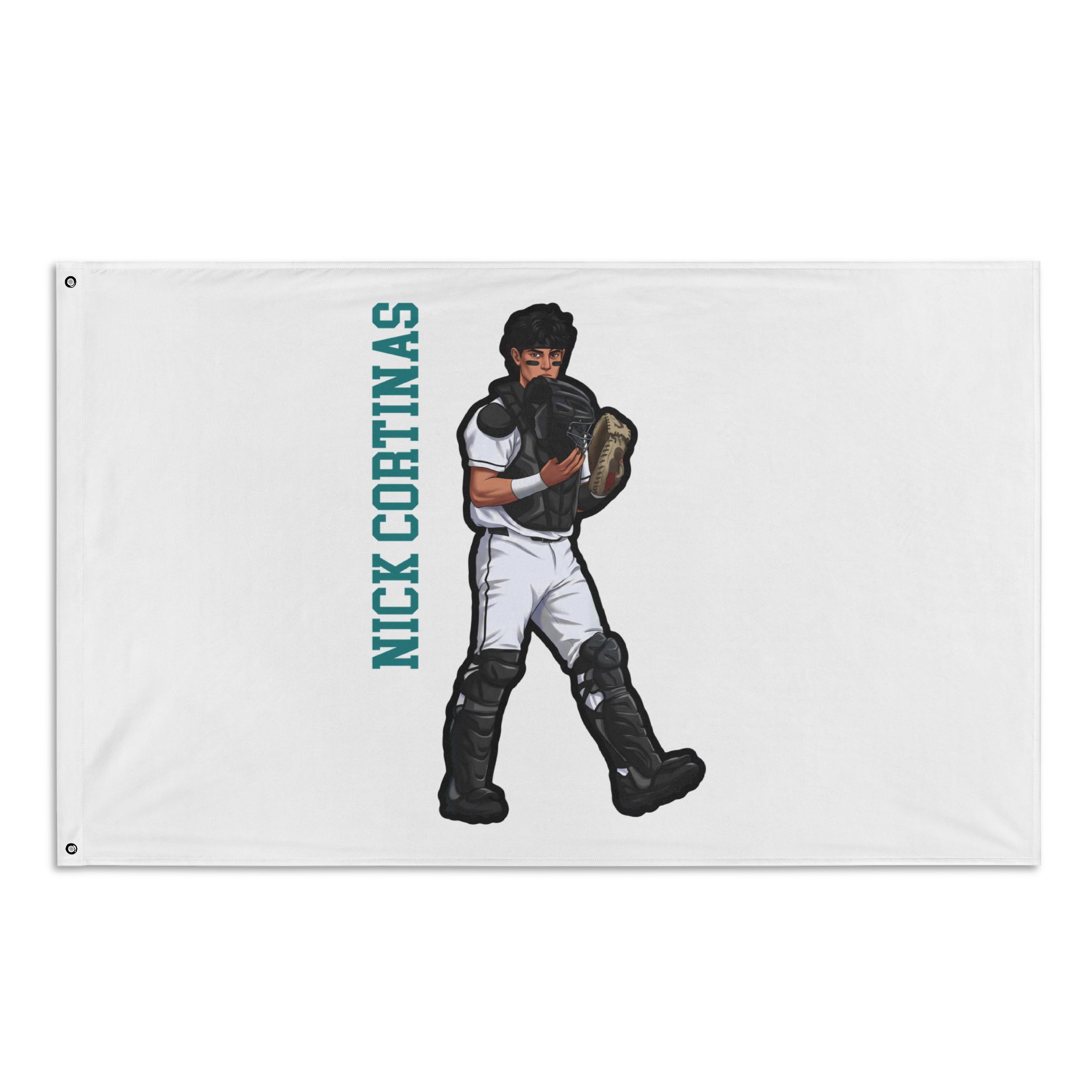 Flag (35 × 56 in) — character_name_vertical in Classic
