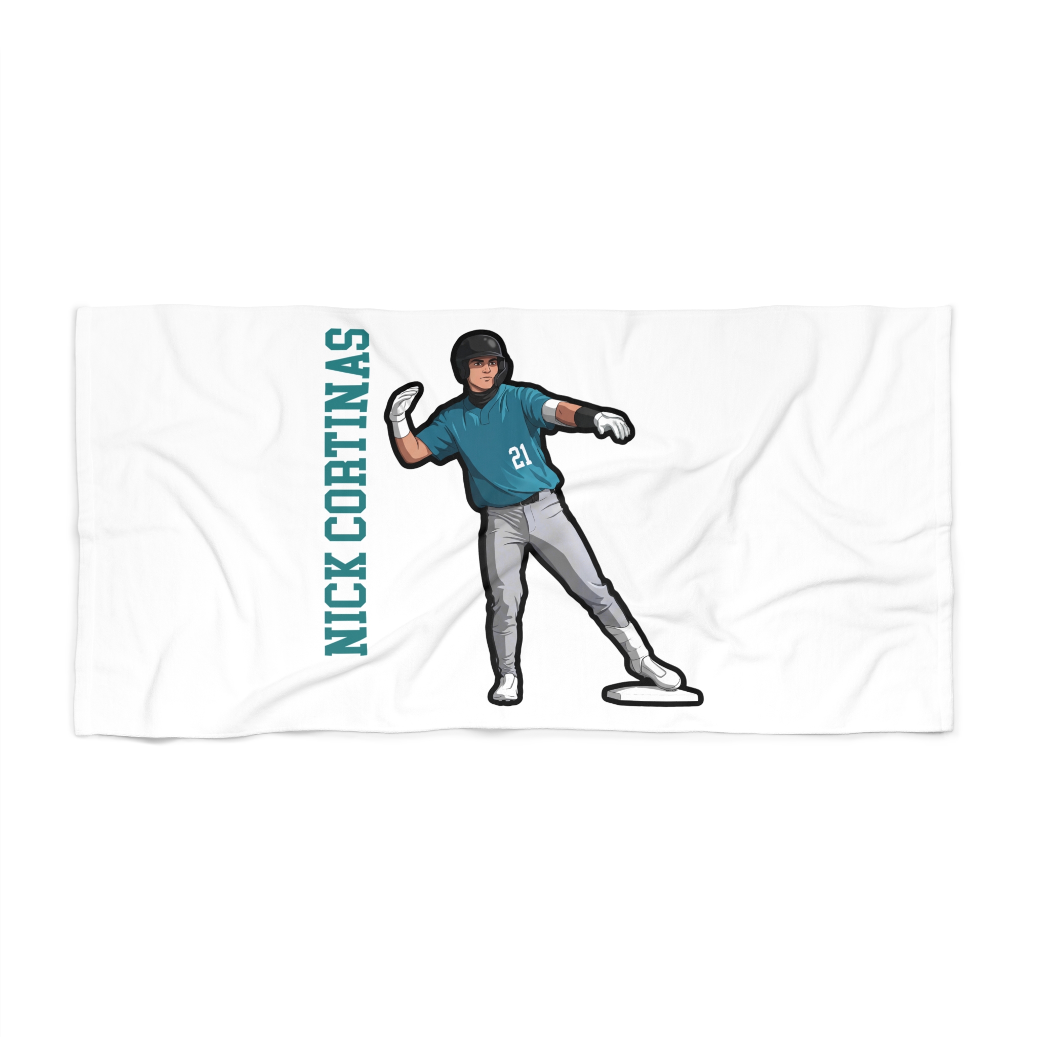 Beach Towel — character_name_vertical in Classic