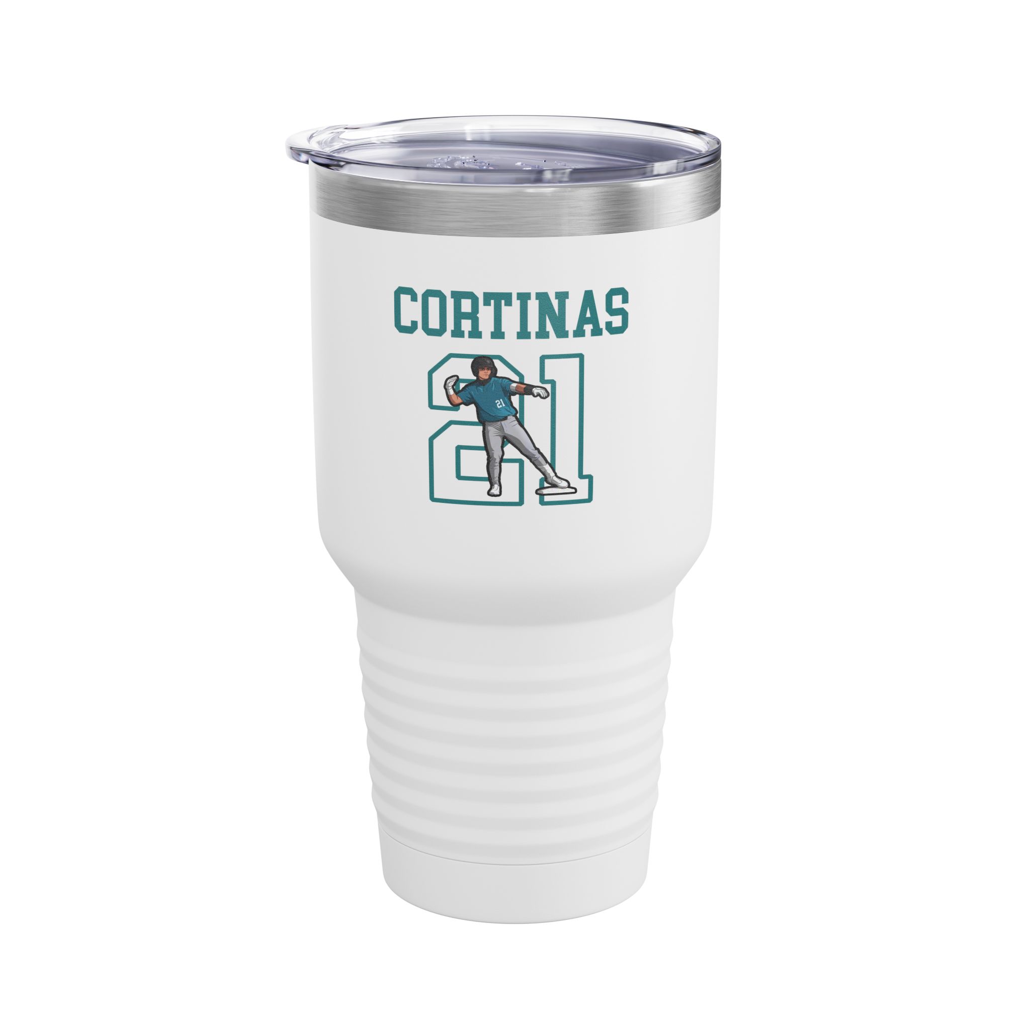 30oz Tumbler — character_shirsey in White