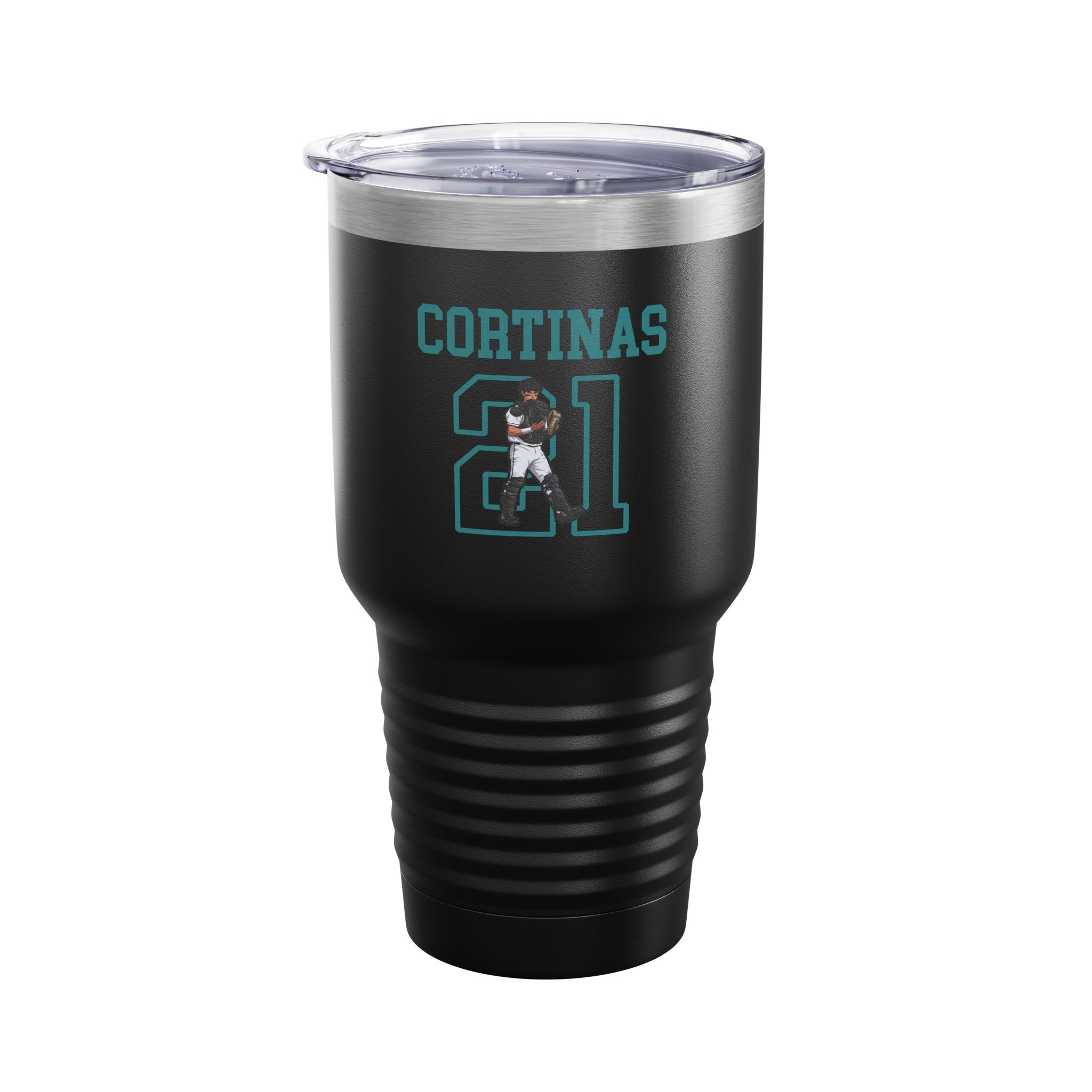 30oz Tumbler — character_shirsey in Black