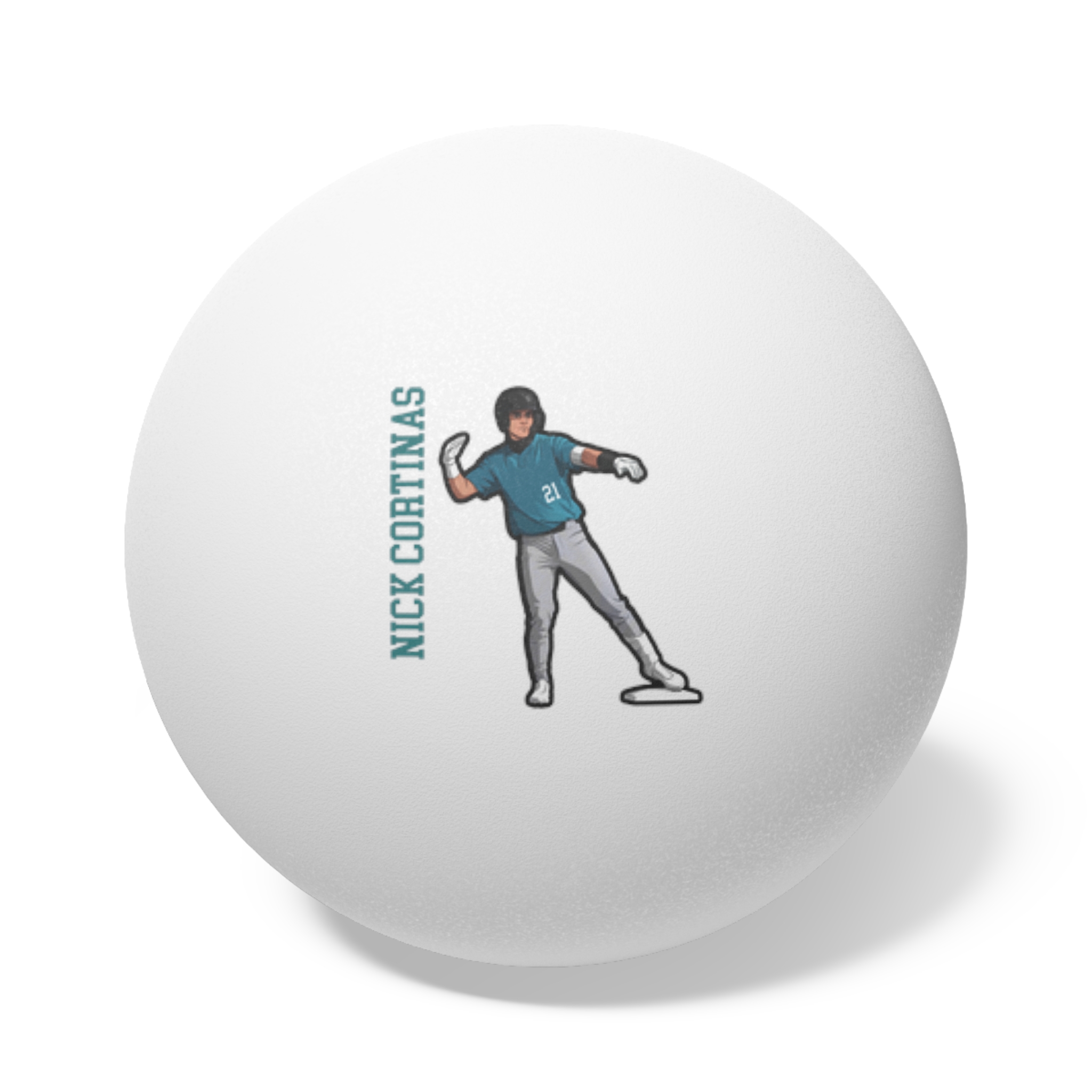 Ping Pong Balls, 6 pcs — character_name_vertical in White